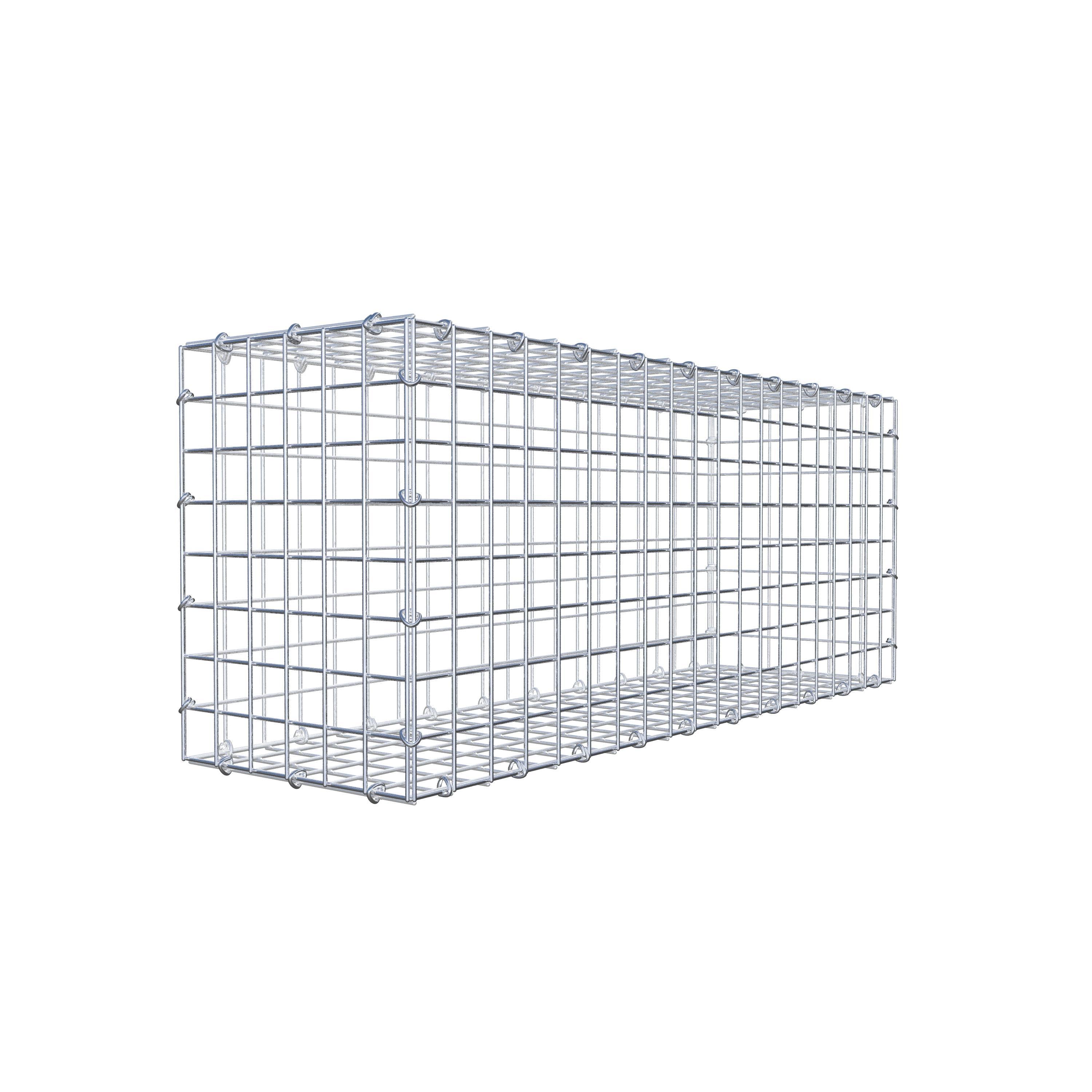 Gabion 100 cm x 40 cm x 30 cm (L x H x P), maille 5 cm x 5 cm, anneau en C