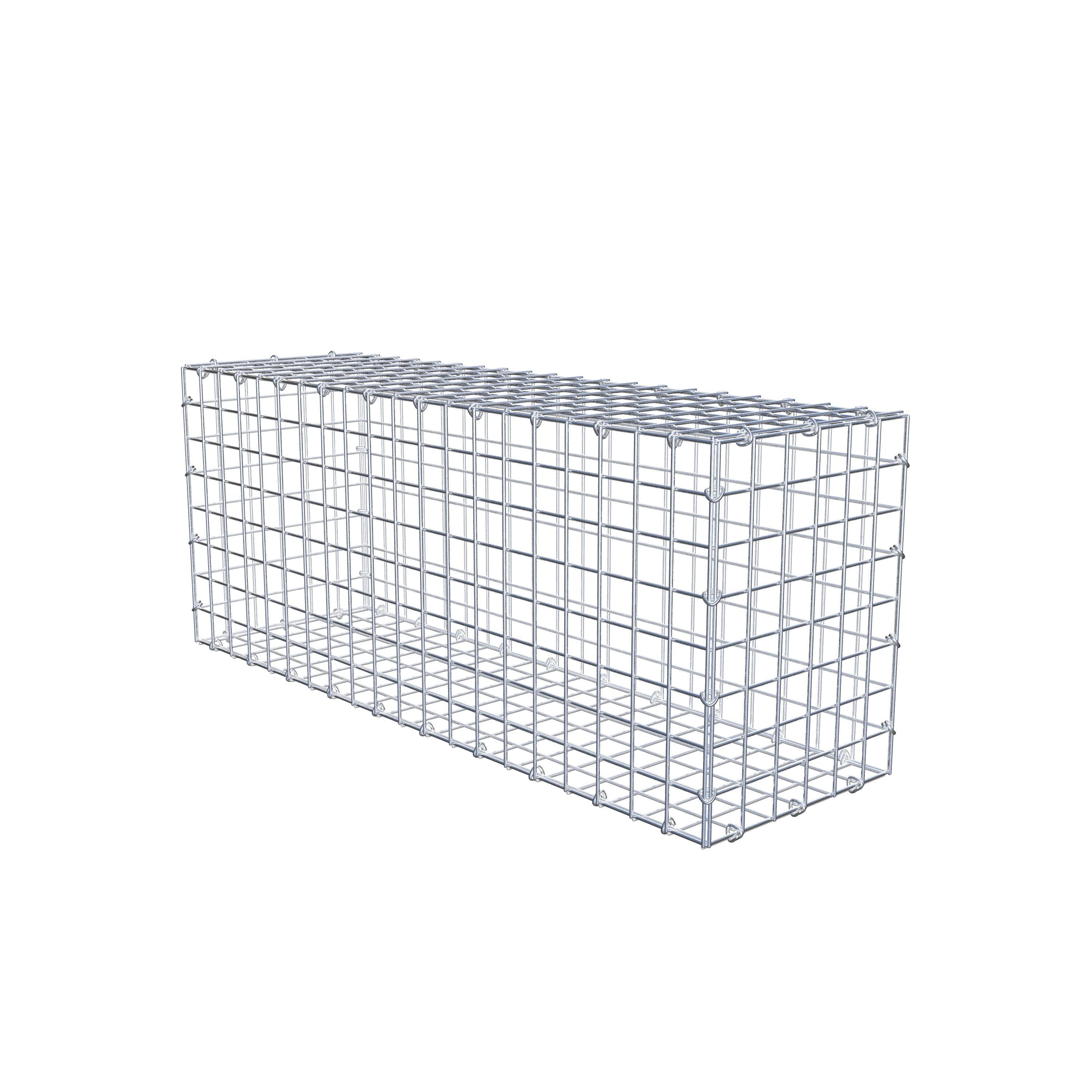 Gabion 100 cm x 40 cm x 30 cm (L x H x P), maille 5 cm x 5 cm, anneau en C