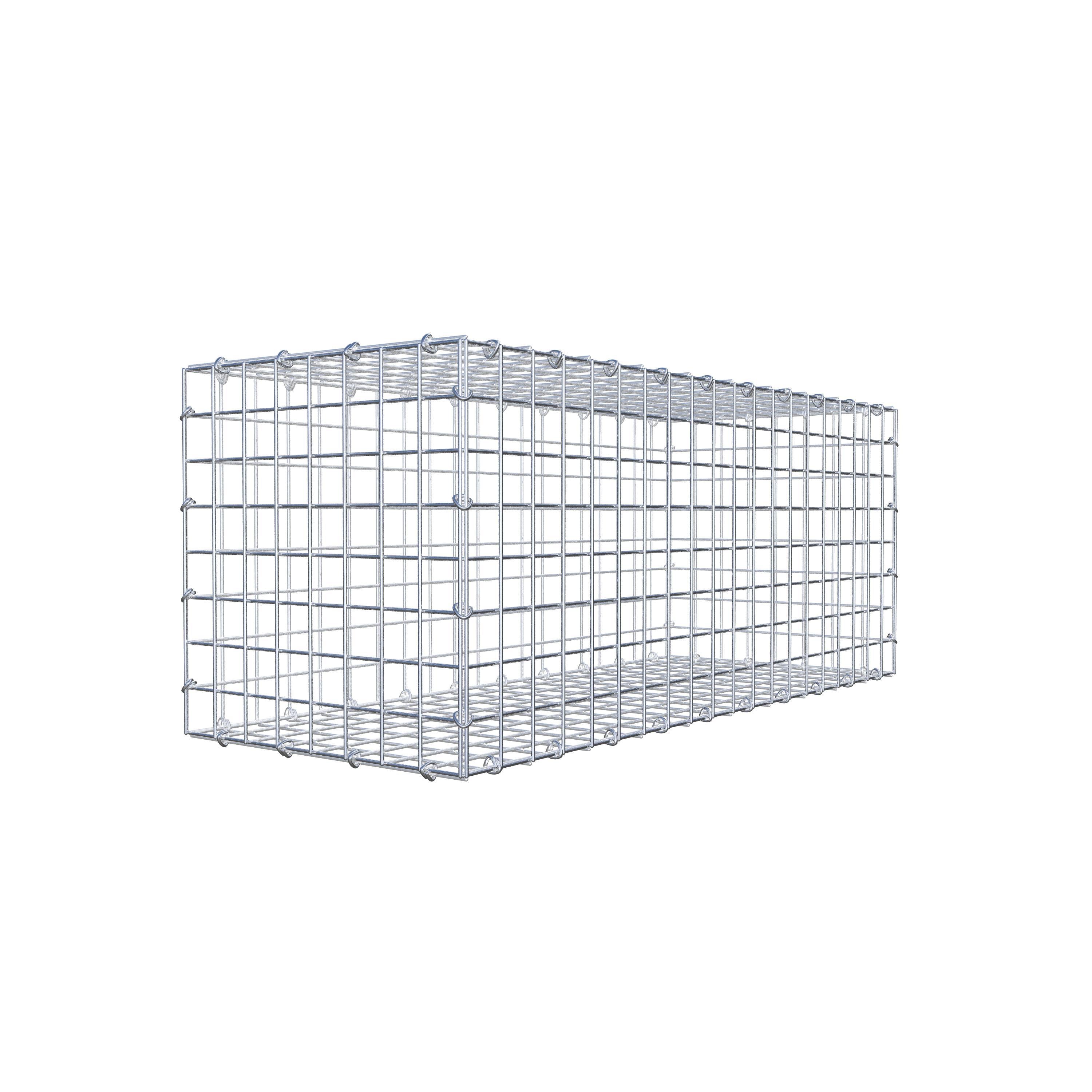 Gabion 100 cm x 40 cm x 40 cm (L x H x P), maille 5 cm x 5 cm, anneau en C