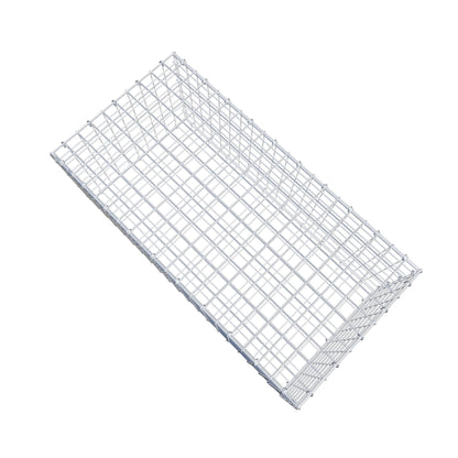Gabion 100 cm x 40 cm x 50 cm (L x H x P), mailles 5 cm x 5 cm, anneau en C