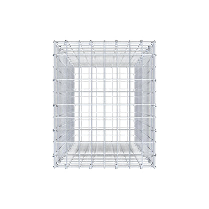 Gabion 100 cm x 40 cm x 50 cm (L x H x P), mailles 5 cm x 5 cm, anneau en C