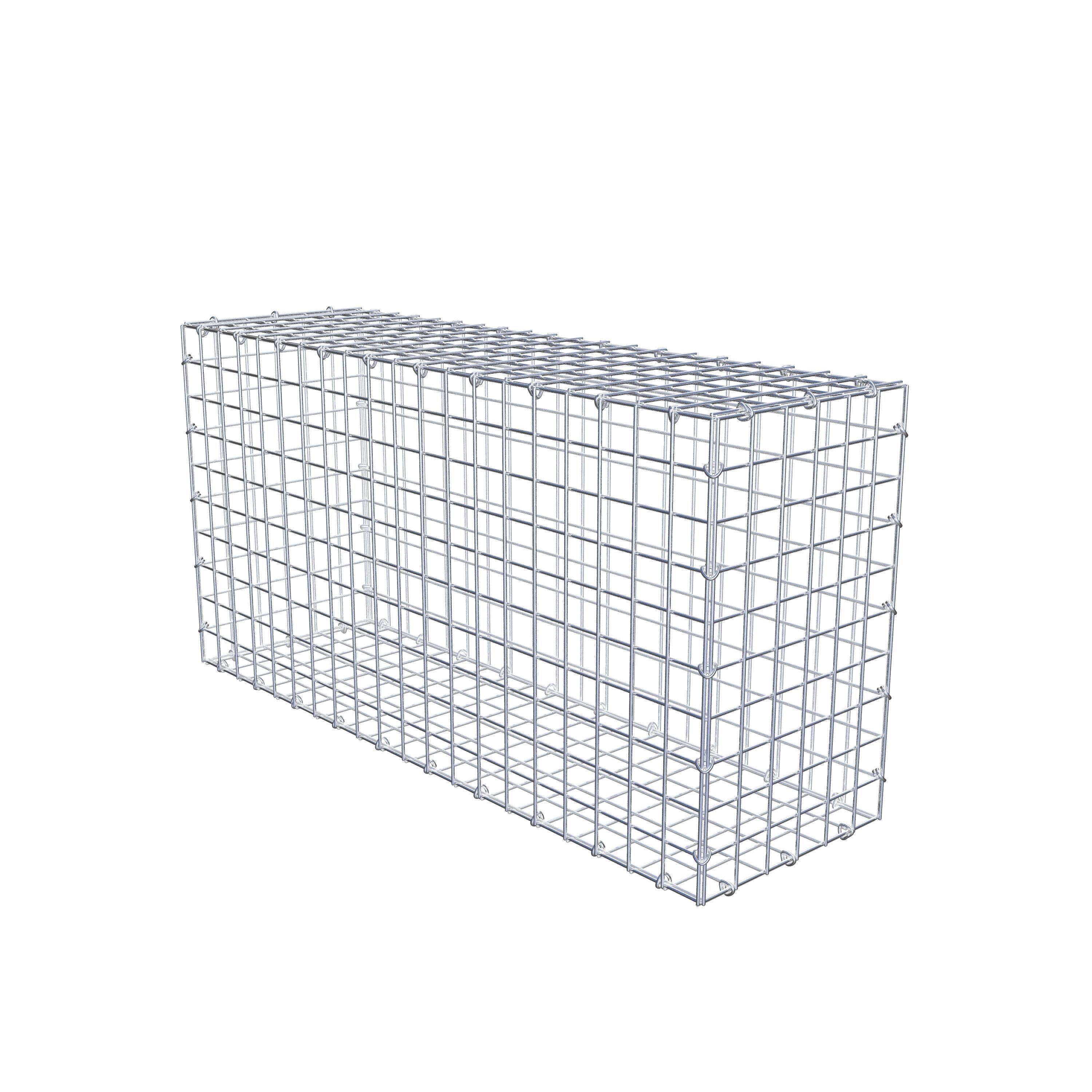 Gabion 100 cm x 50 cm x 30 cm (L x H x P), maillage 5 cm x 5 cm, anneau en C