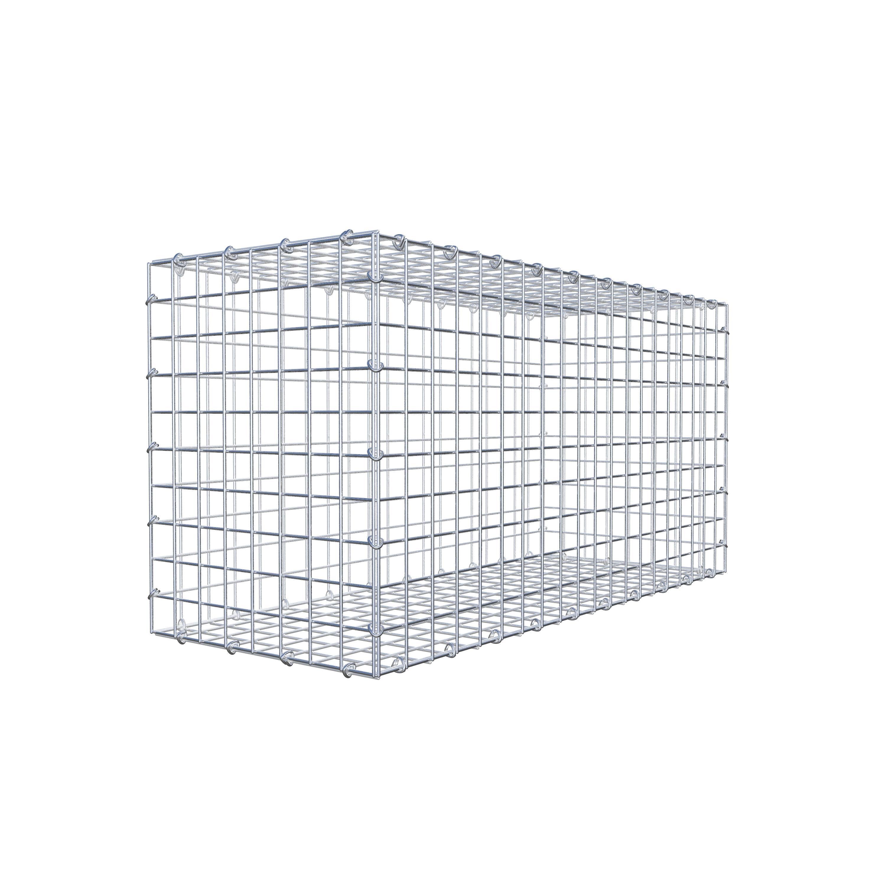 Gabion 100 cm x 50 cm x 40 cm (L x H x P), maille 5 cm x 5 cm, anneau en C