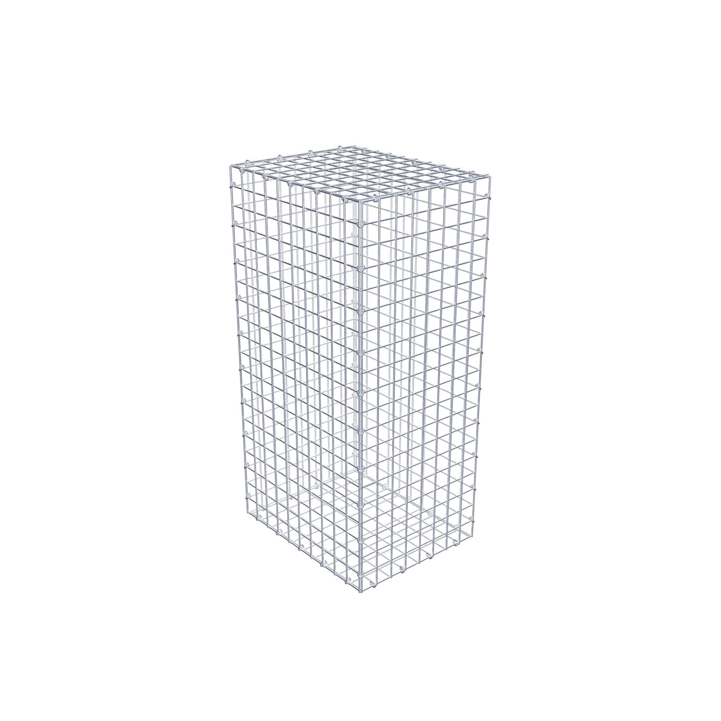 Gabion 100 cm x 50 cm x 40 cm (L x H x D), maskstorlek 5 cm x 5 cm, C-ring