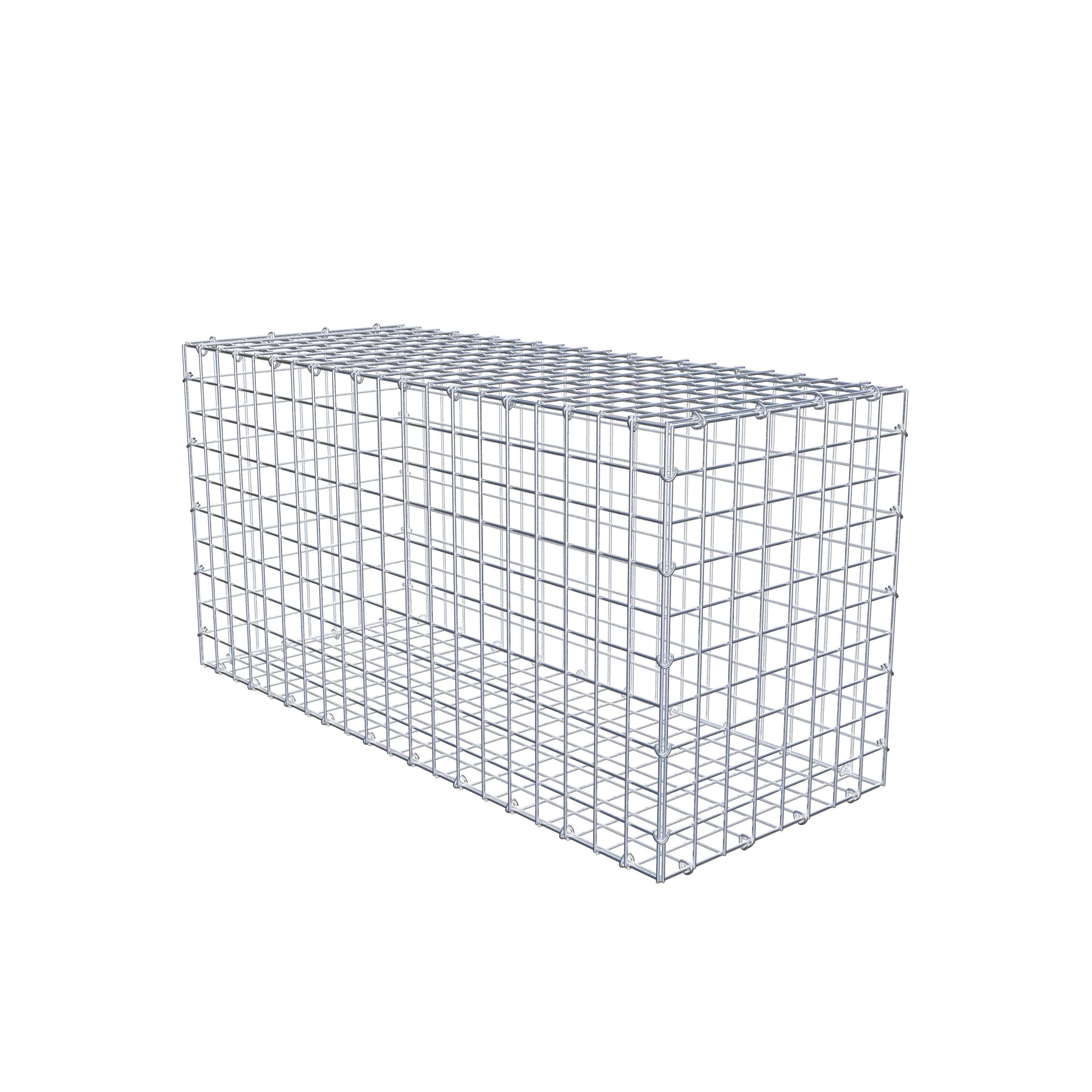 Gabion 100 cm x 50 cm x 40 cm (L x H x P), maille 5 cm x 5 cm, anneau en C