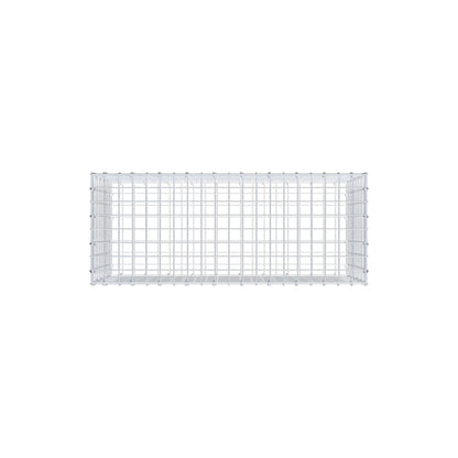 Gabion 100 cm x 50 cm x 40 cm (L x H x D), maskstorlek 5 cm x 5 cm, C-ring