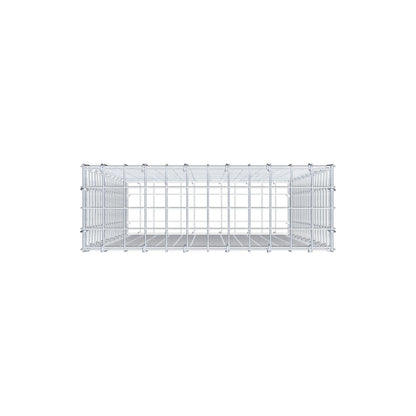 Gabion 100 cm x 60 cm x 20 cm (L x H x D), maskstorlek 5 cm x 5 cm, C-ring
