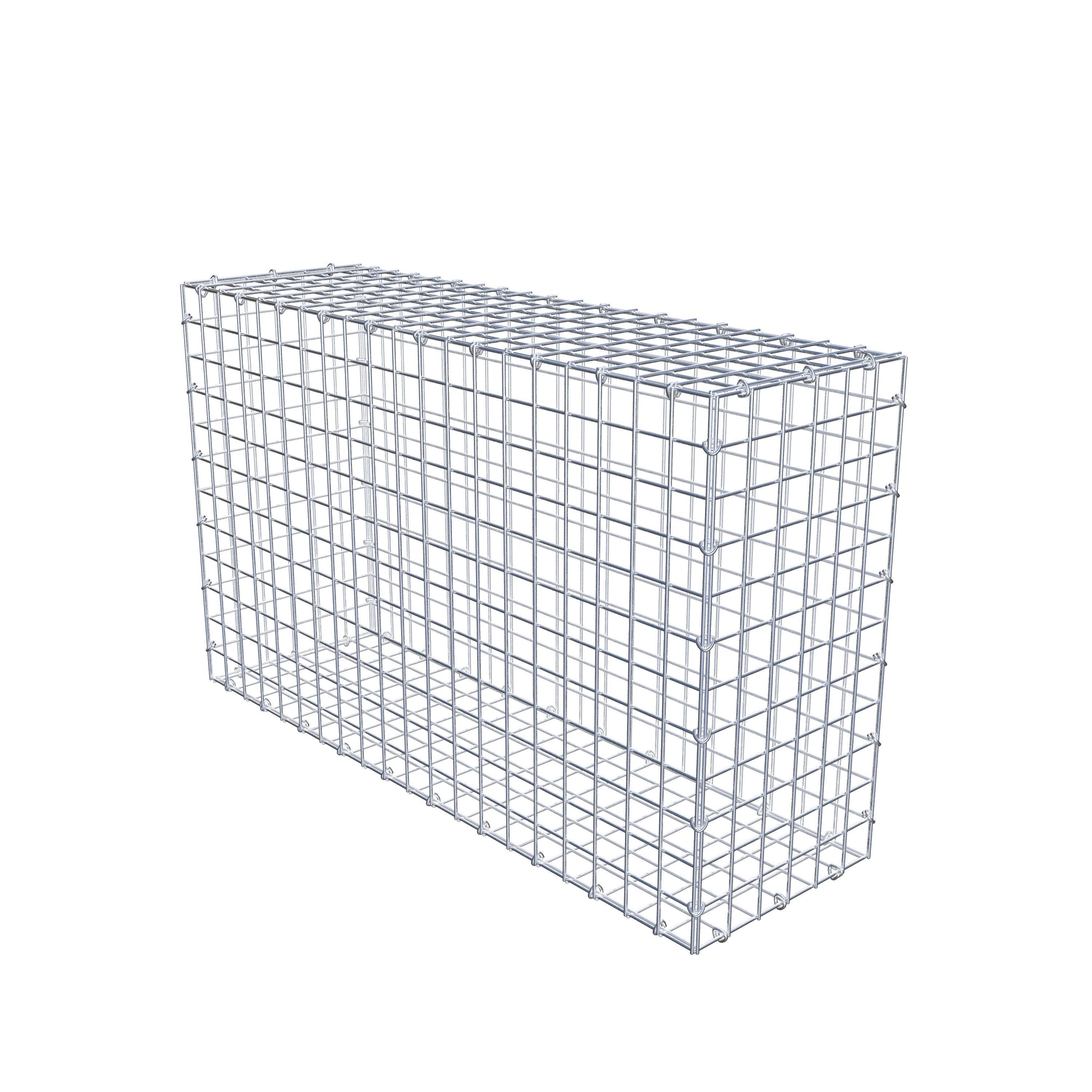 Gabion 100 cm x 60 cm x 30 cm (L x H x P), maille 5 cm x 5 cm, anneau en C