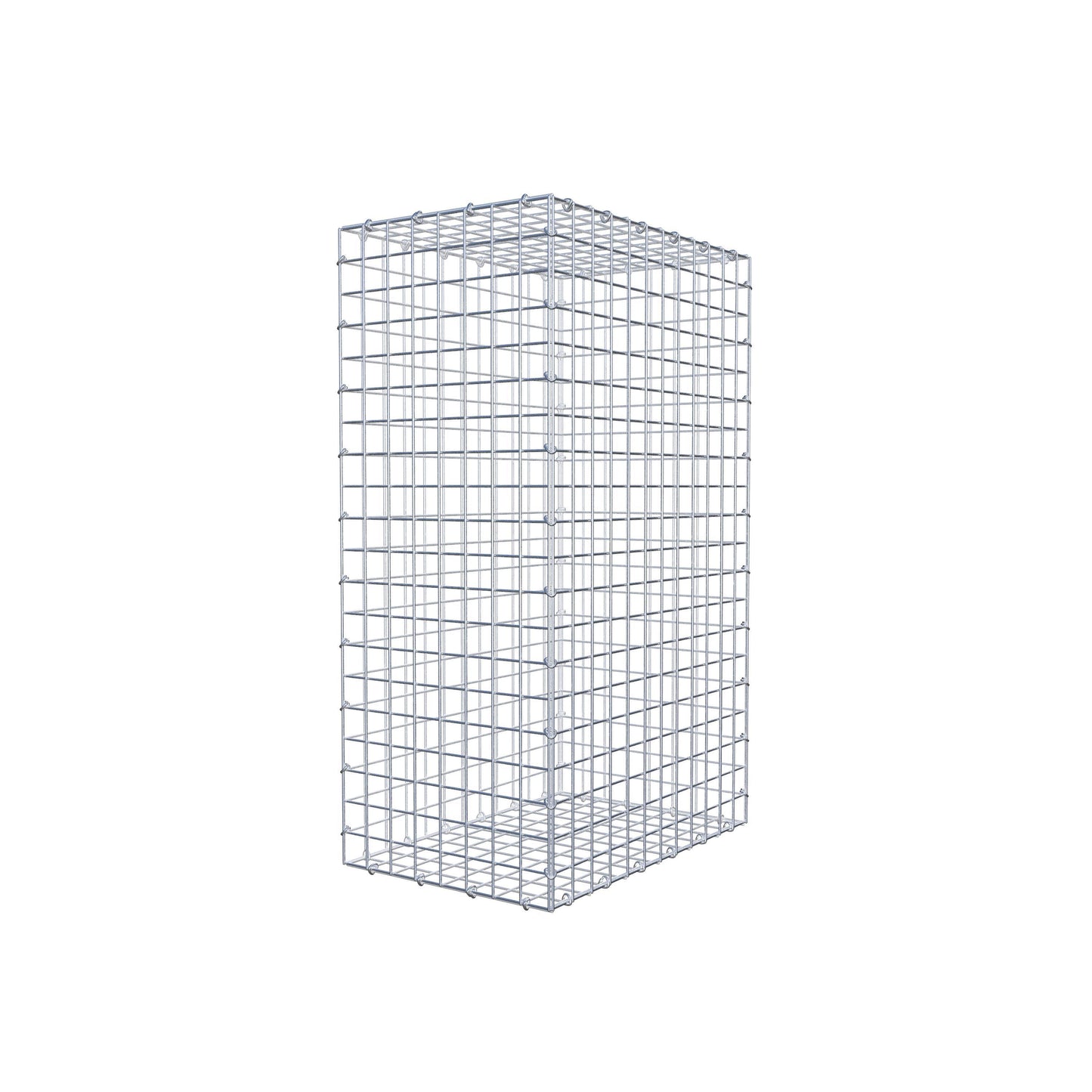 Gabion 100 cm x 60 cm x 40 cm (L x H x D), maskstorlek 5 cm x 5 cm, C-ring