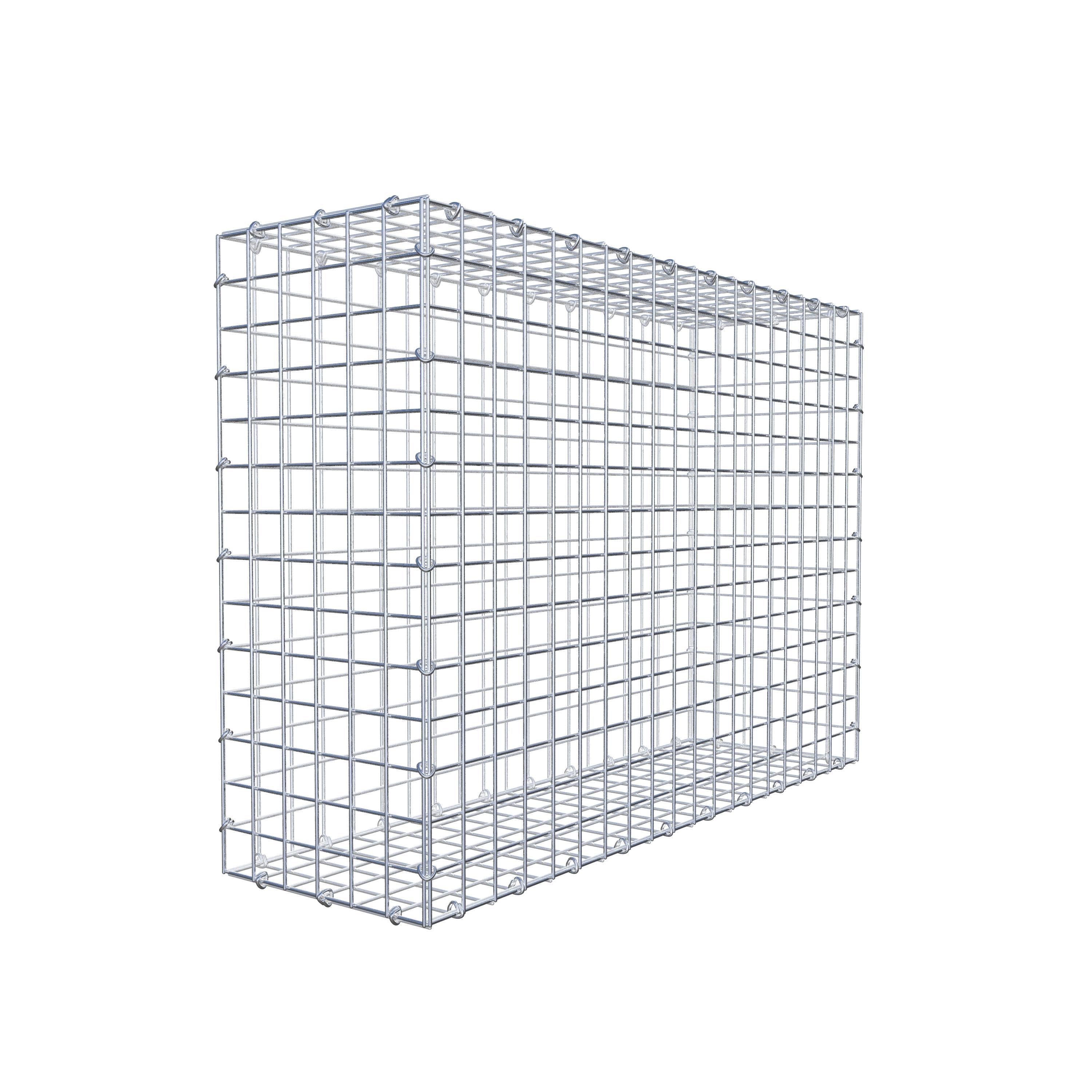 Gabion 100 cm x 70 cm x 30 cm (L x H x P), maille 5 cm x 5 cm, anneau en C