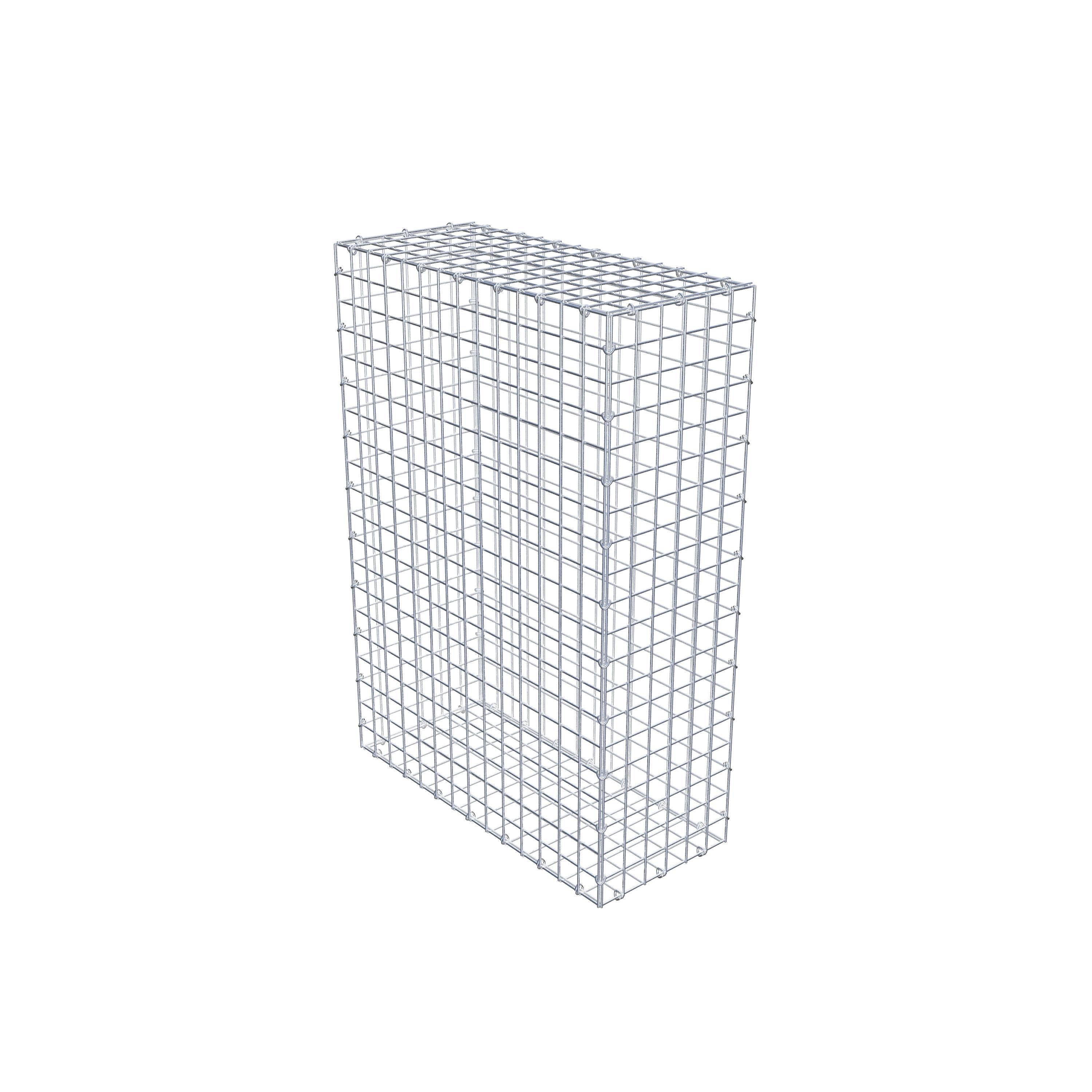 Gabion 100 cm x 70 cm x 30 cm (L x H x P), maille 5 cm x 5 cm, anneau en C