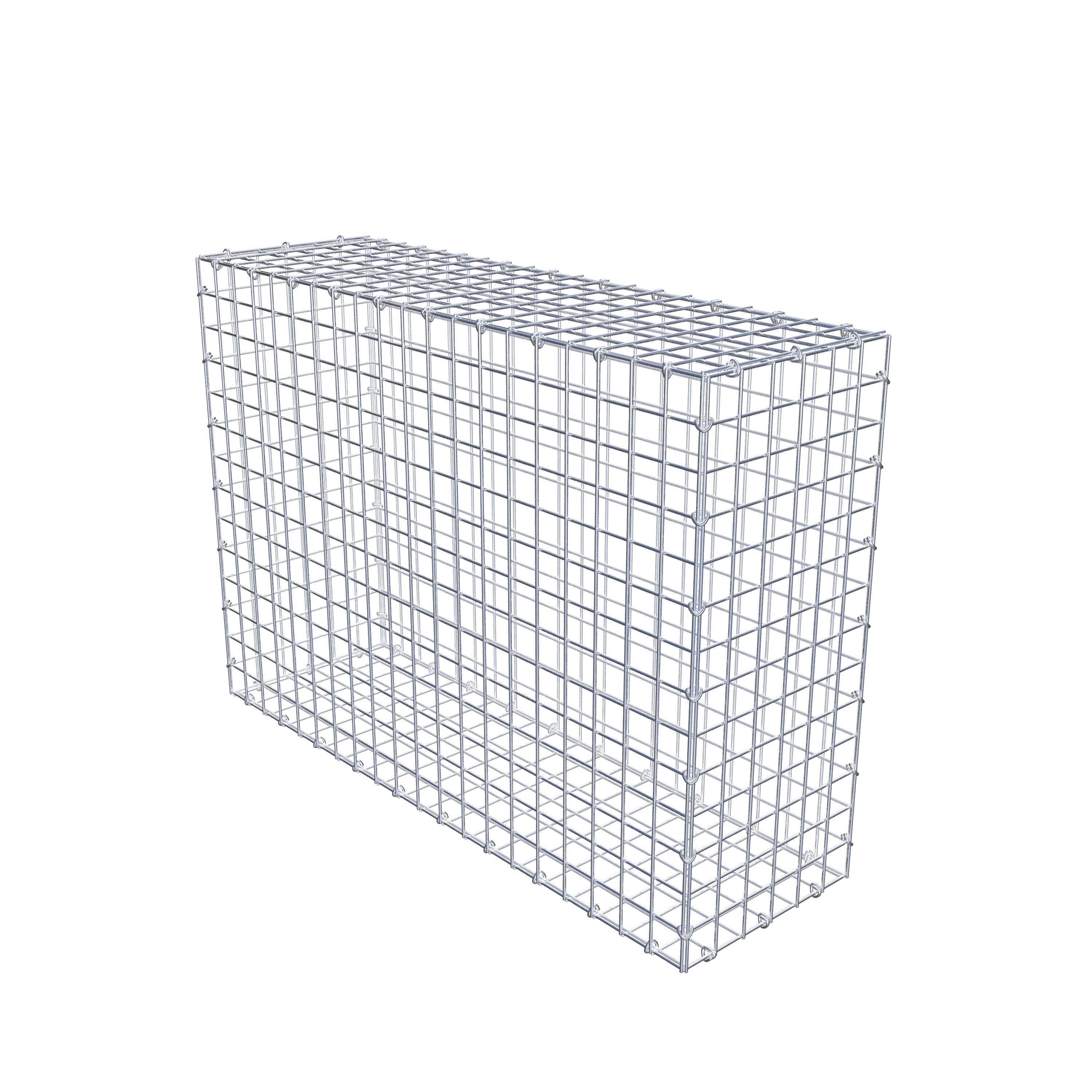 Gabion 100 cm x 70 cm x 30 cm (L x H x P), maille 5 cm x 5 cm, anneau en C