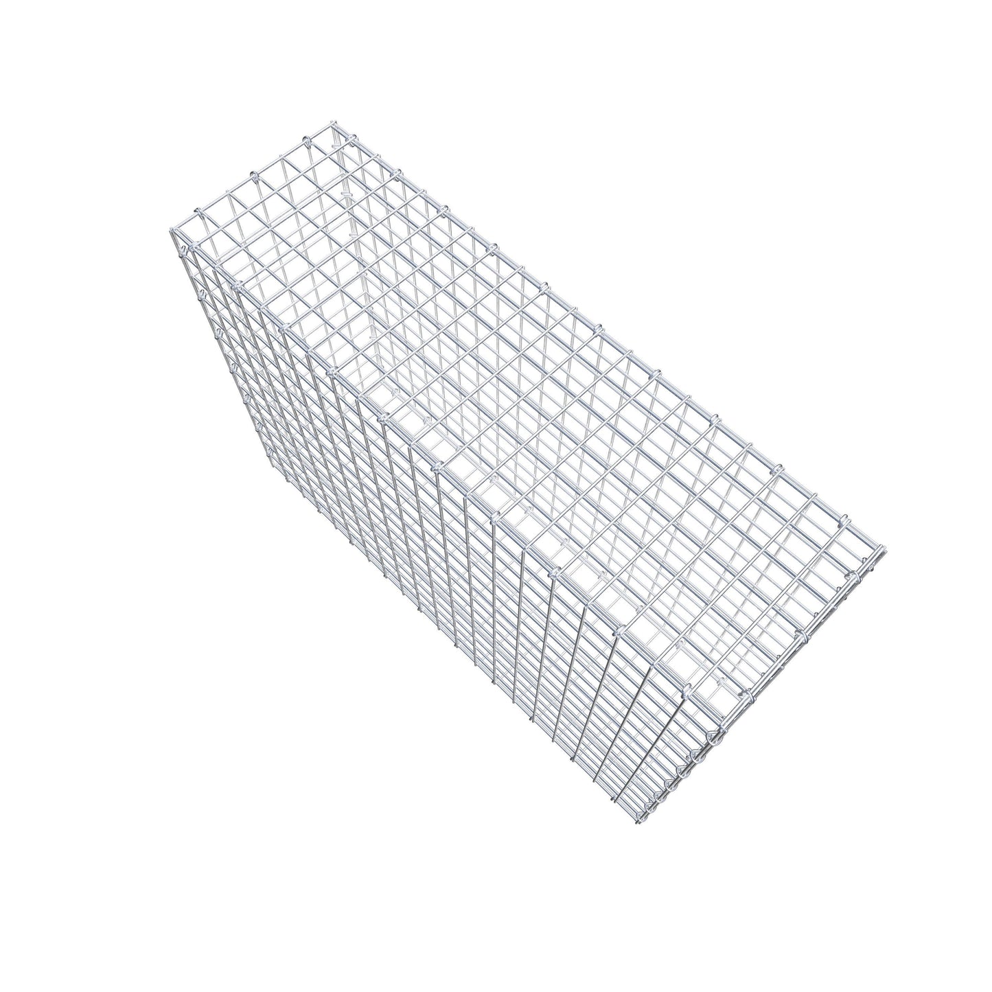 Gabion 100 cm x 70 cm x 30 cm (L x H x P), mailles 5 cm x 5 cm, anneau en C