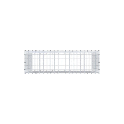 Gabion 100 cm x 70 cm x 30 cm (L x H x P), mailles 5 cm x 5 cm, anneau en C