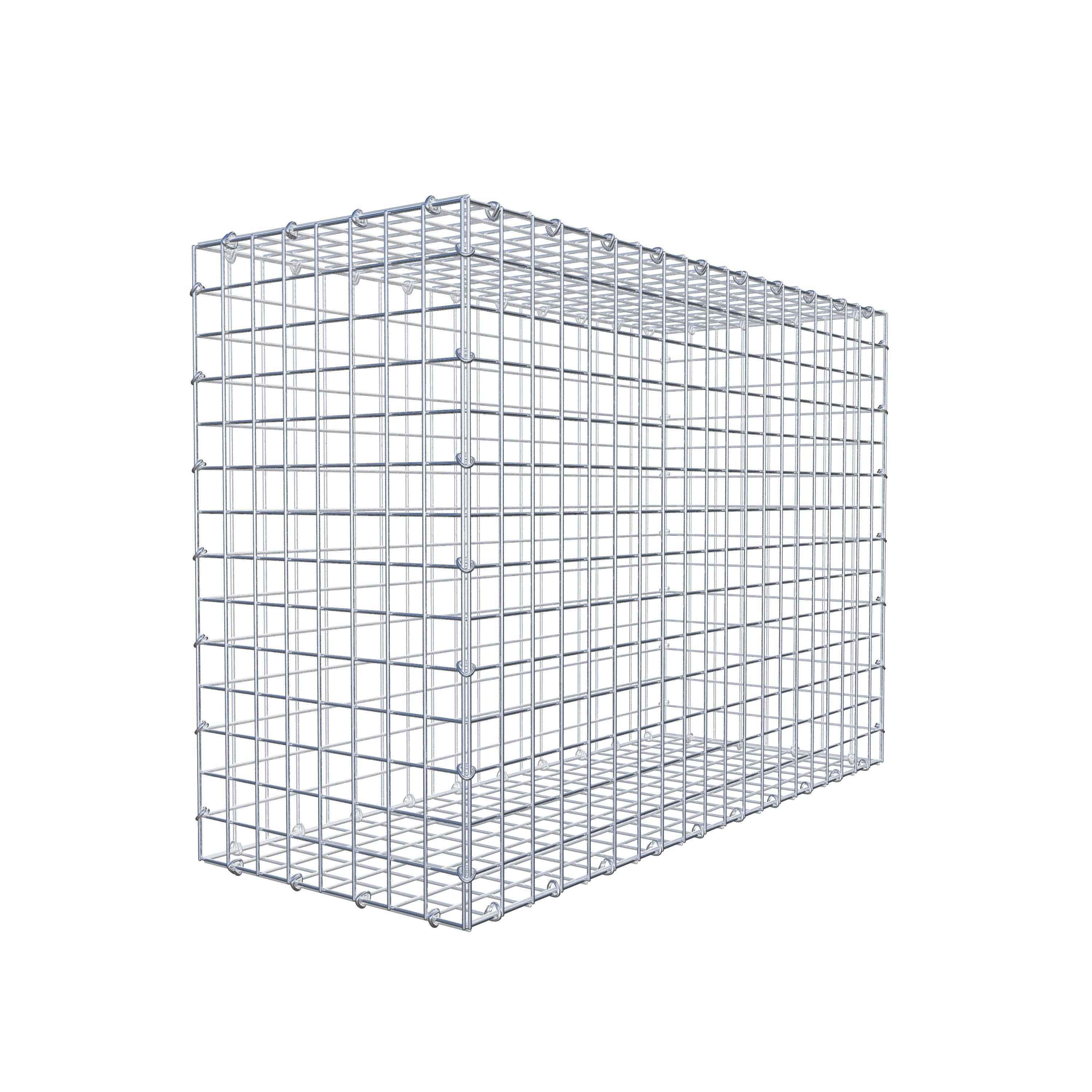 Gabion 100 cm x 70 cm x 40 cm (L x H x P), maille 5 cm x 5 cm, anneau en C