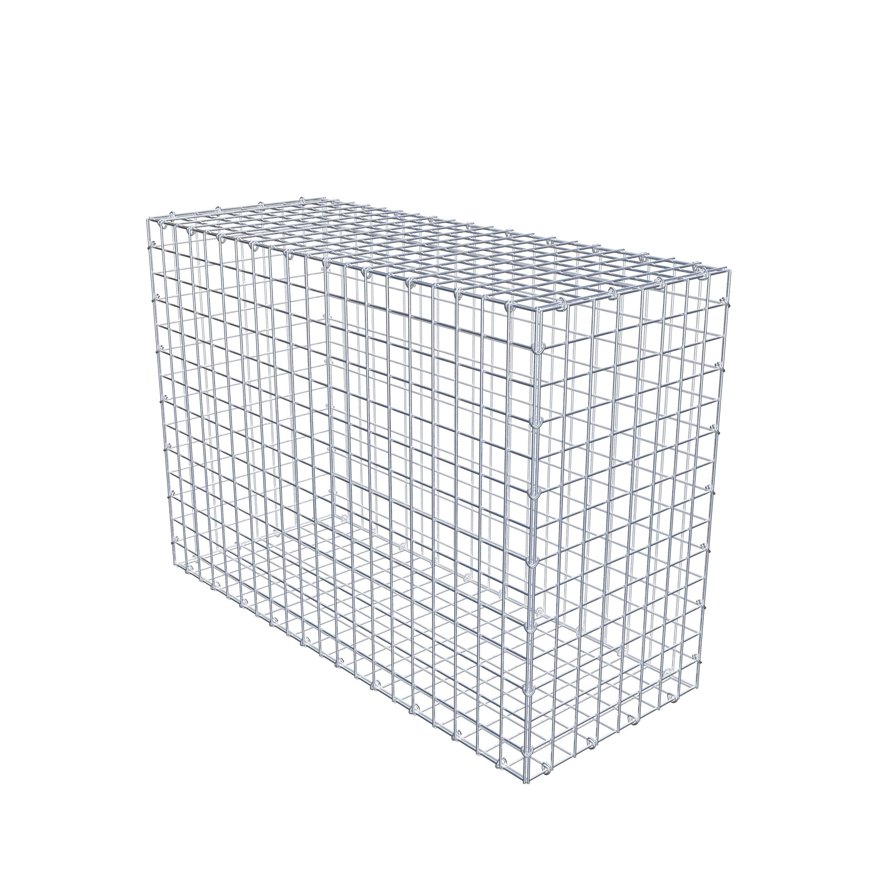 Gabion 100 cm x 70 cm x 40 cm (L x H x P), maille 5 cm x 5 cm, anneau en C