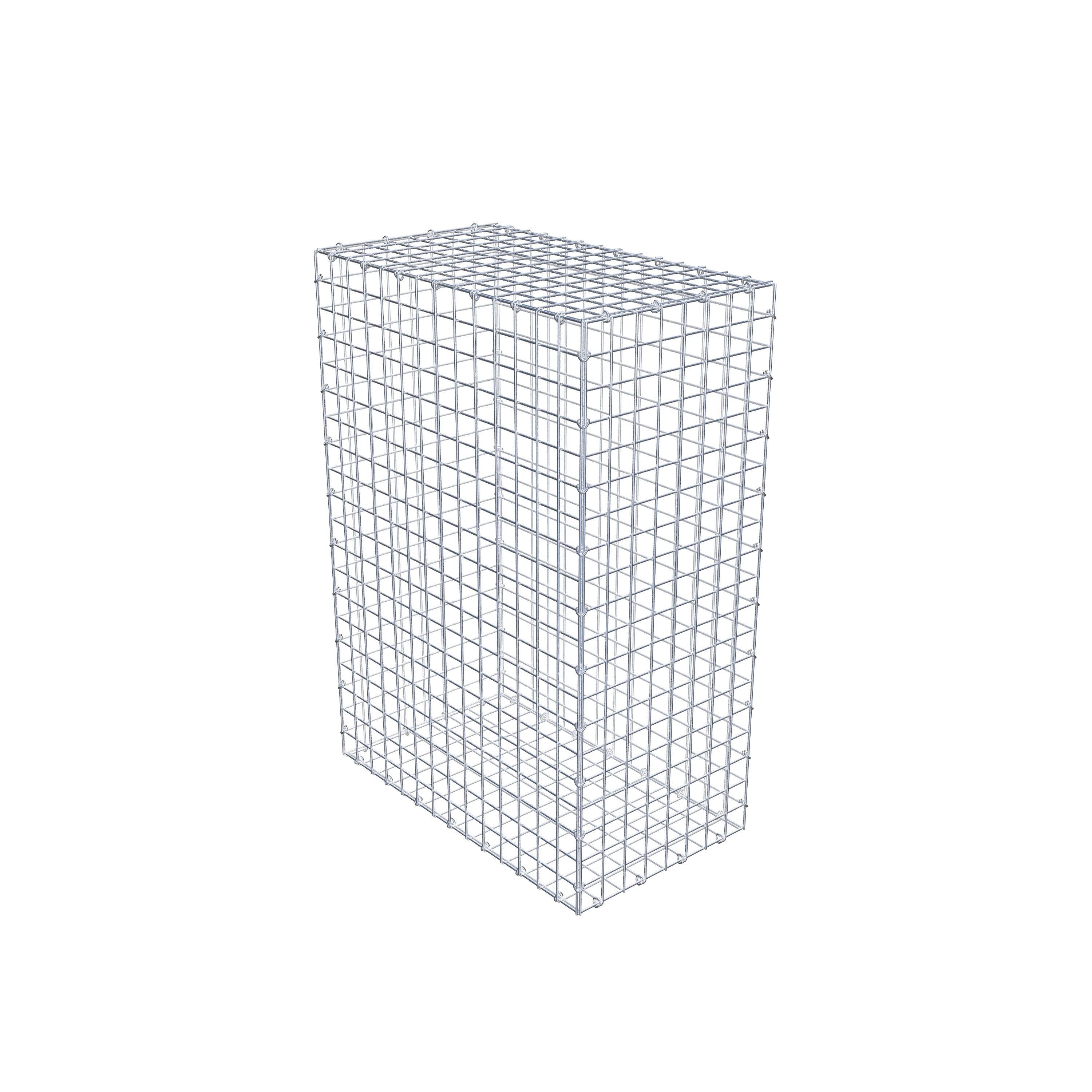 Gabion 100 cm x 70 cm x 40 cm (L x H x P), maille 5 cm x 5 cm, anneau en C