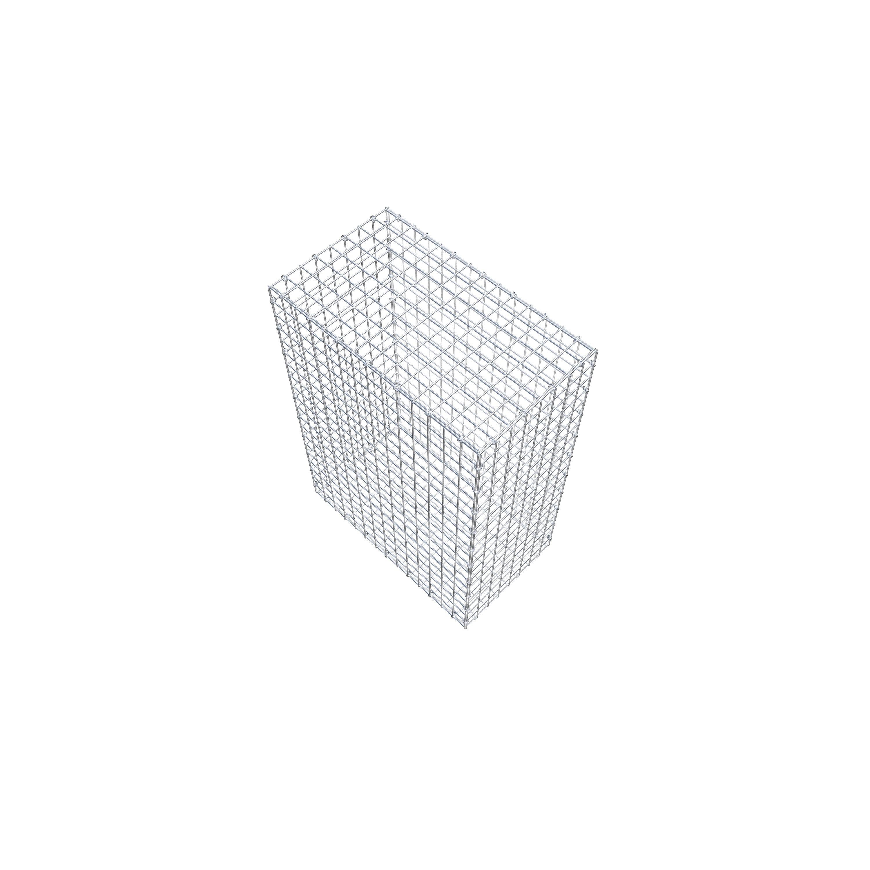 Gabion 100 cm x 70 cm x 40 cm (L x H x P), maille 5 cm x 5 cm, anneau en C