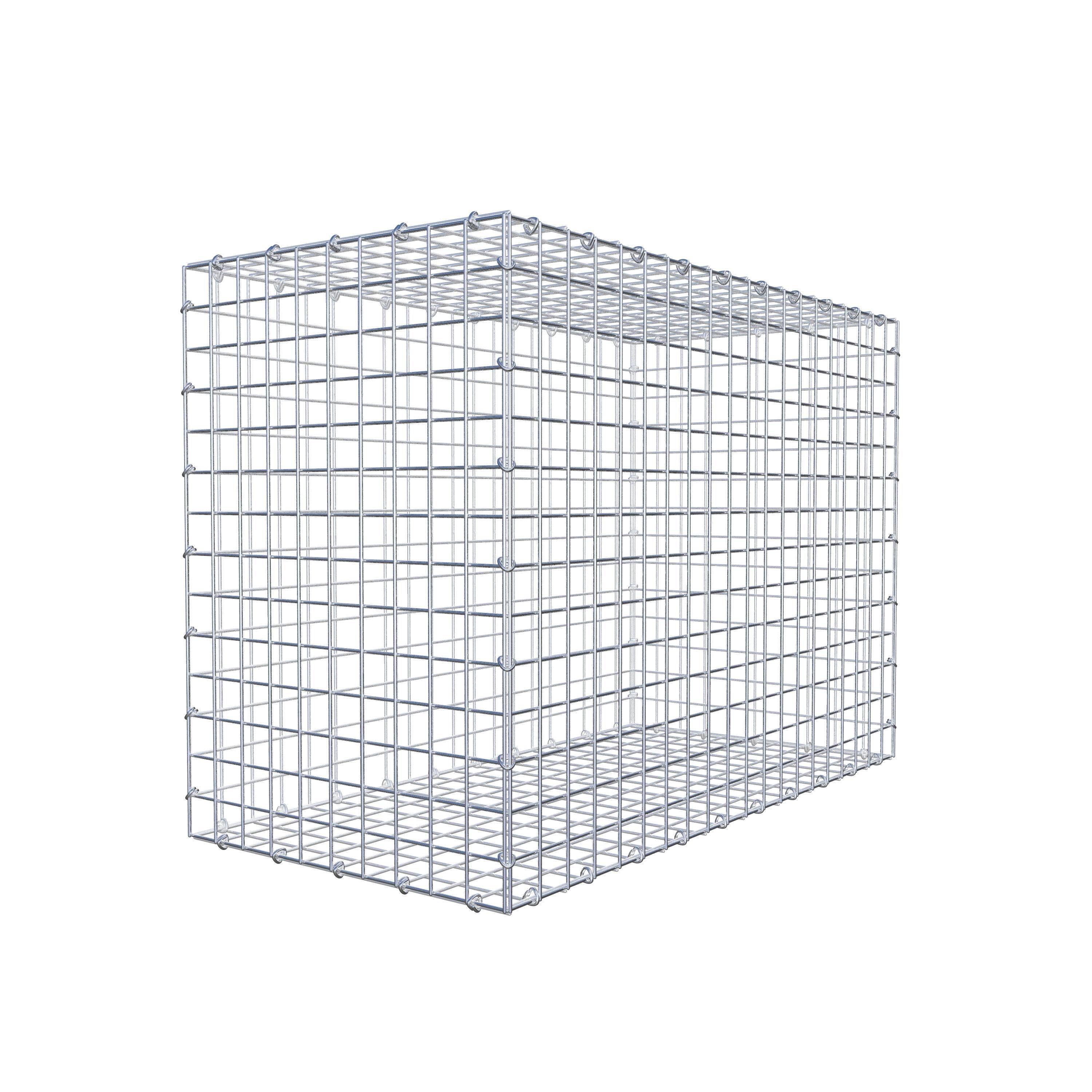 Gabion 100 cm x 70 cm x 50 cm (L x H x P), maille 5 cm x 5 cm, anneau en C