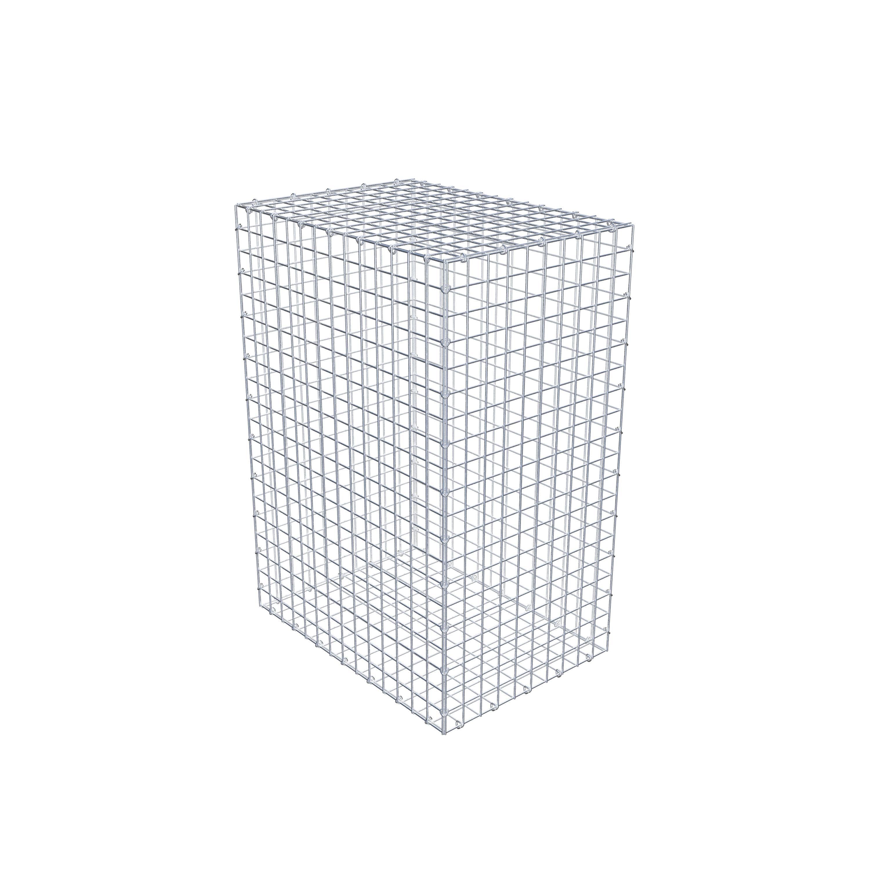 Gabion 100 cm x 70 cm x 50 cm (L x H x P), maille 5 cm x 5 cm, anneau en C