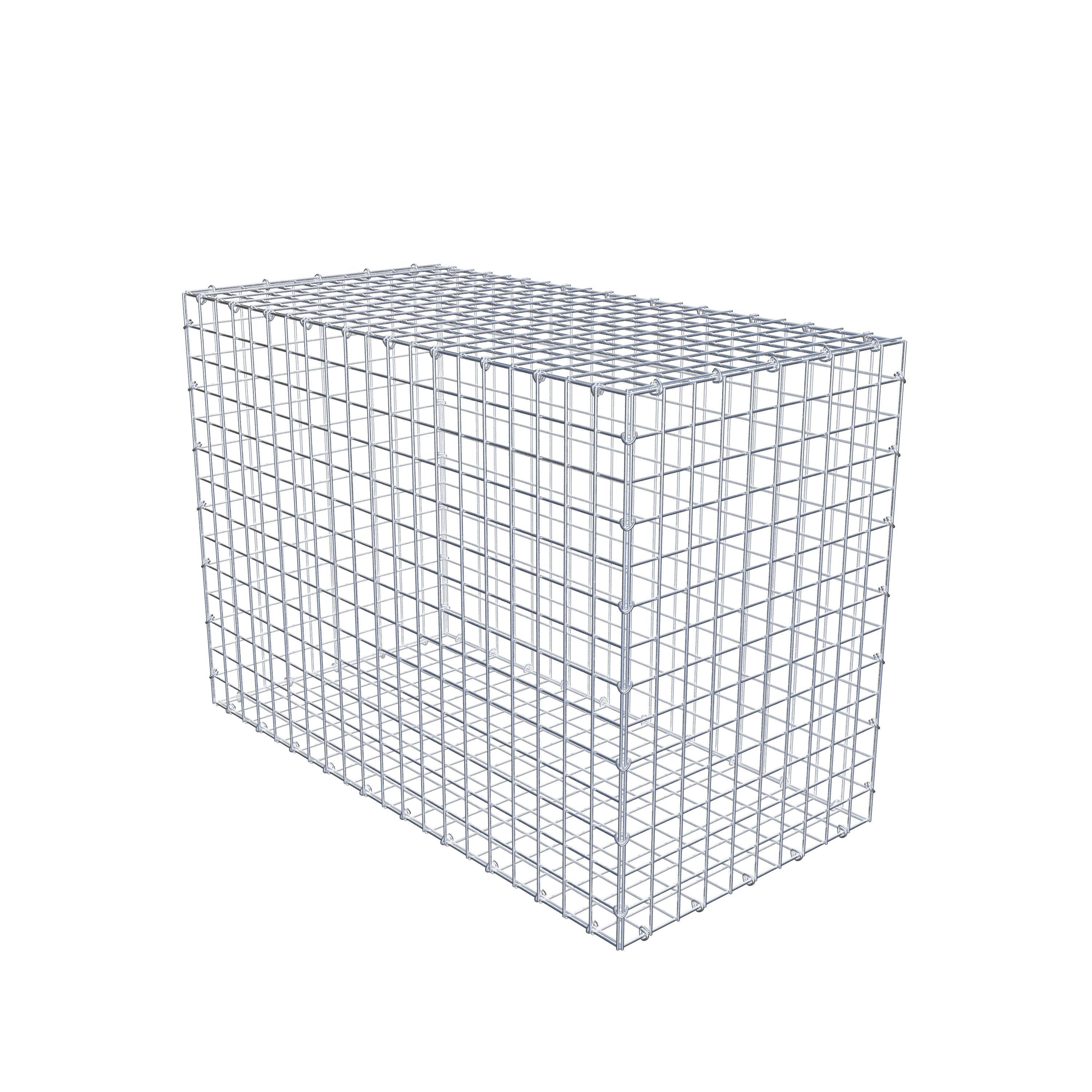 Gabion 100 cm x 70 cm x 50 cm (L x H x P), maille 5 cm x 5 cm, anneau en C