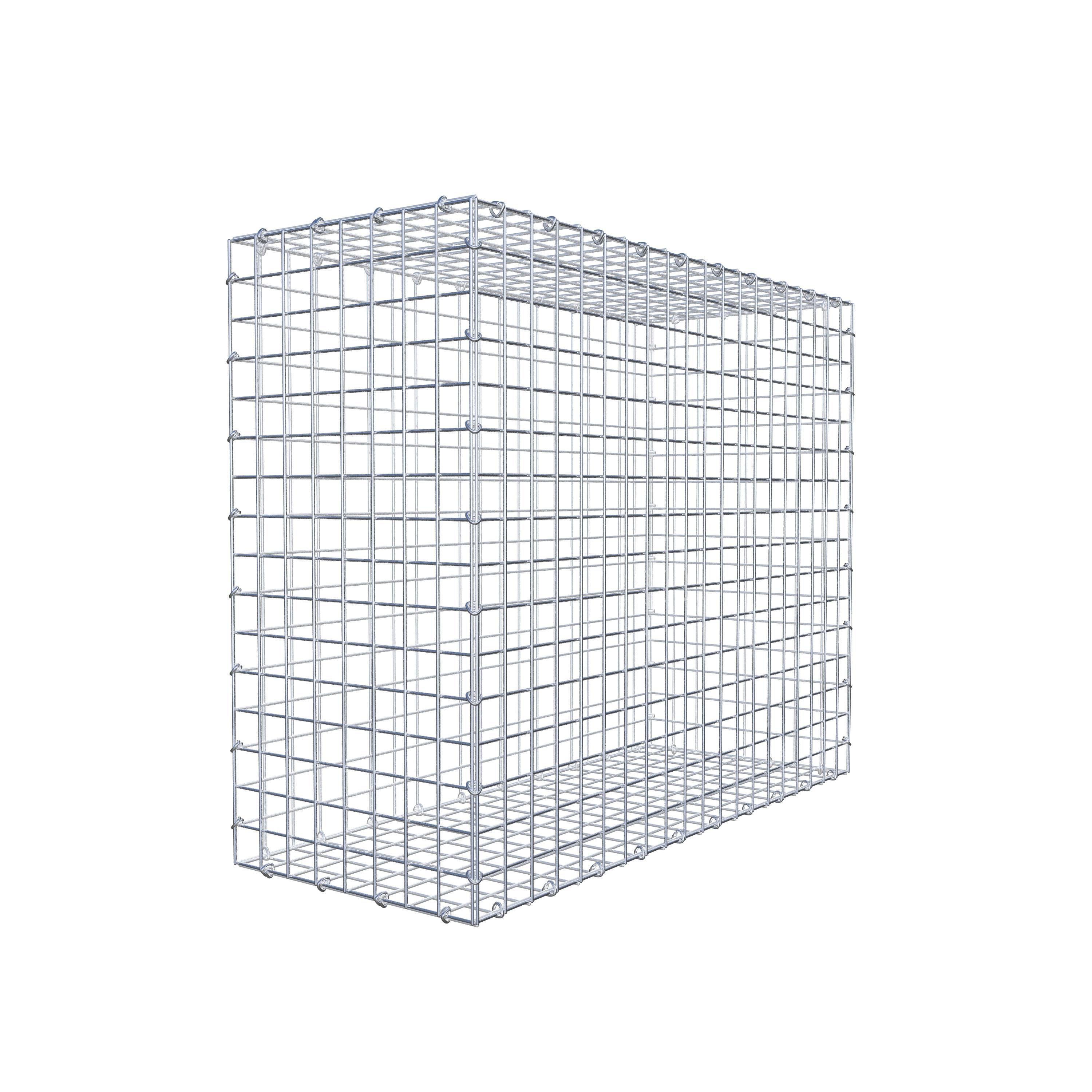 Gabion 100 cm x 80 cm x 40 cm (L x H x P), maille 5 cm x 5 cm, anneau en C