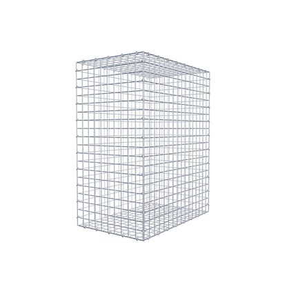 Gabion 100 cm x 80 cm x 50 cm (L x H x D), maskstorlek 5 cm x 5 cm, C-ring