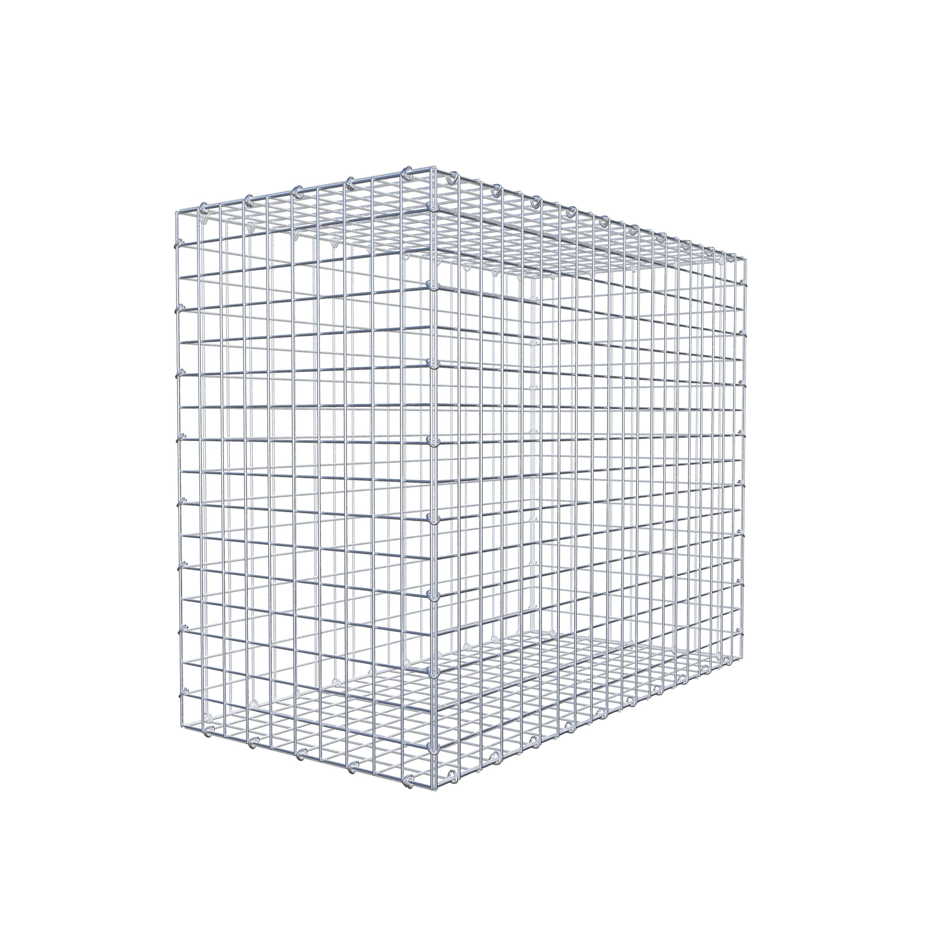 Gabion 100 cm x 80 cm x 50 cm (L x H x P), maille 5 cm x 5 cm, anneau en C