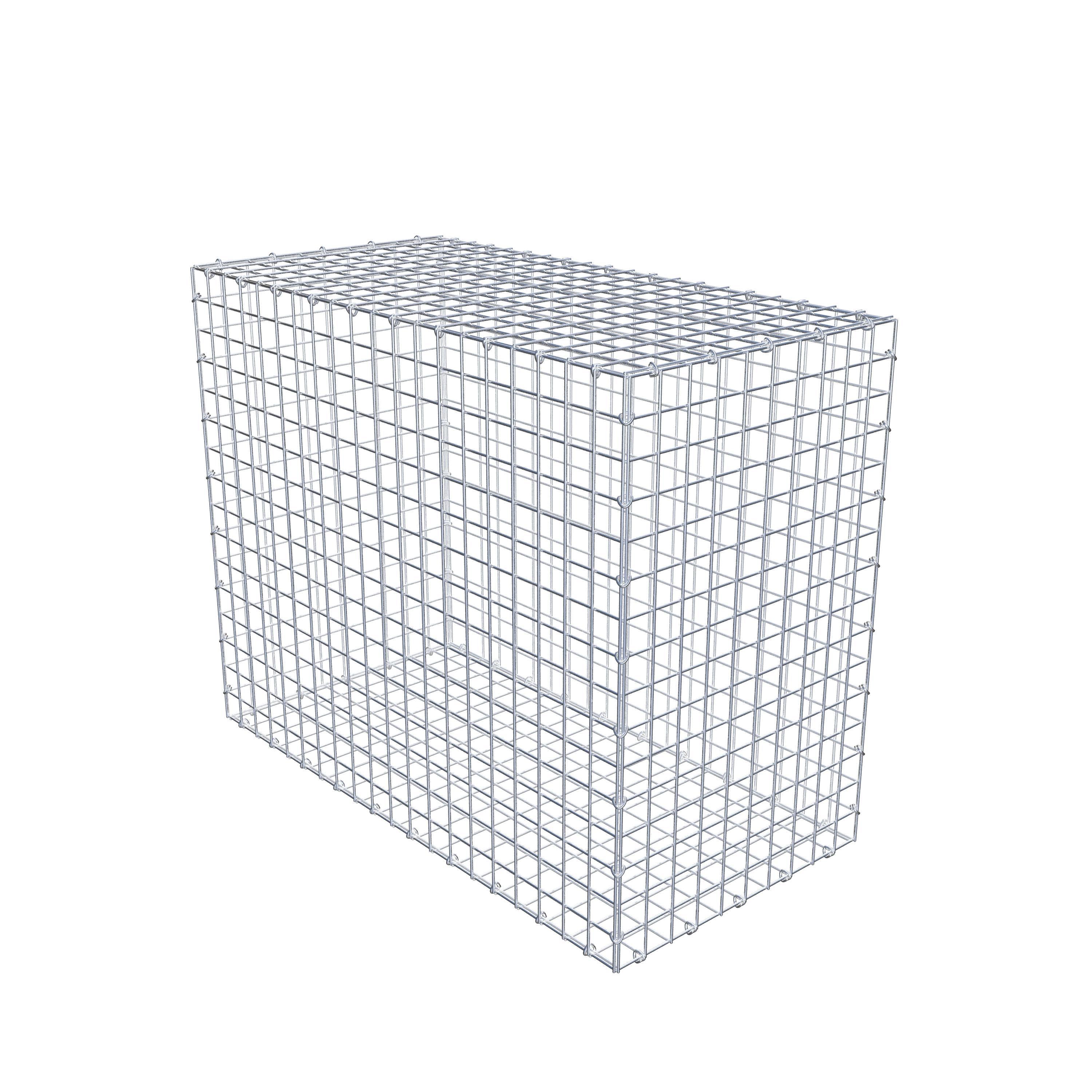 Gabion 100 cm x 80 cm x 50 cm (L x H x P), maille 5 cm x 5 cm, anneau en C