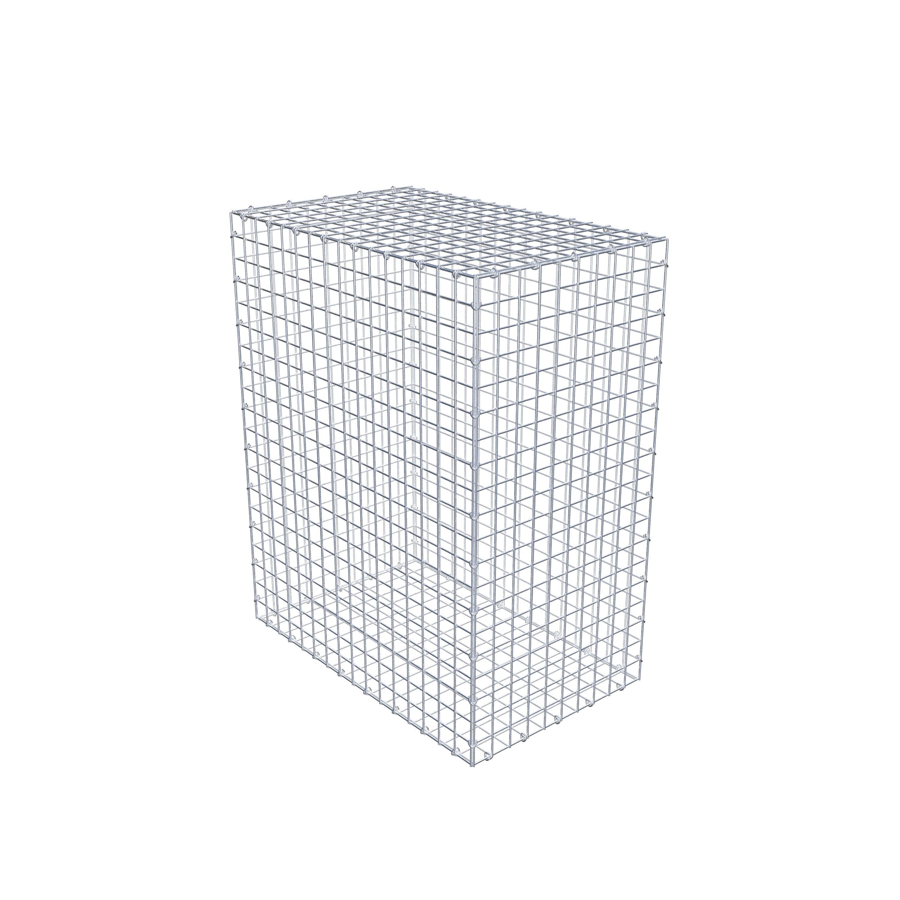 Gabion 100 cm x 80 cm x 50 cm (L x H x P), maille 5 cm x 5 cm, anneau en C