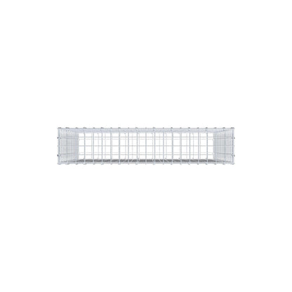 Gabione 100 cm x 90 cm x 20 cm (L x H x T), Maschenweite 5 cm x 5 cm, C-Ring