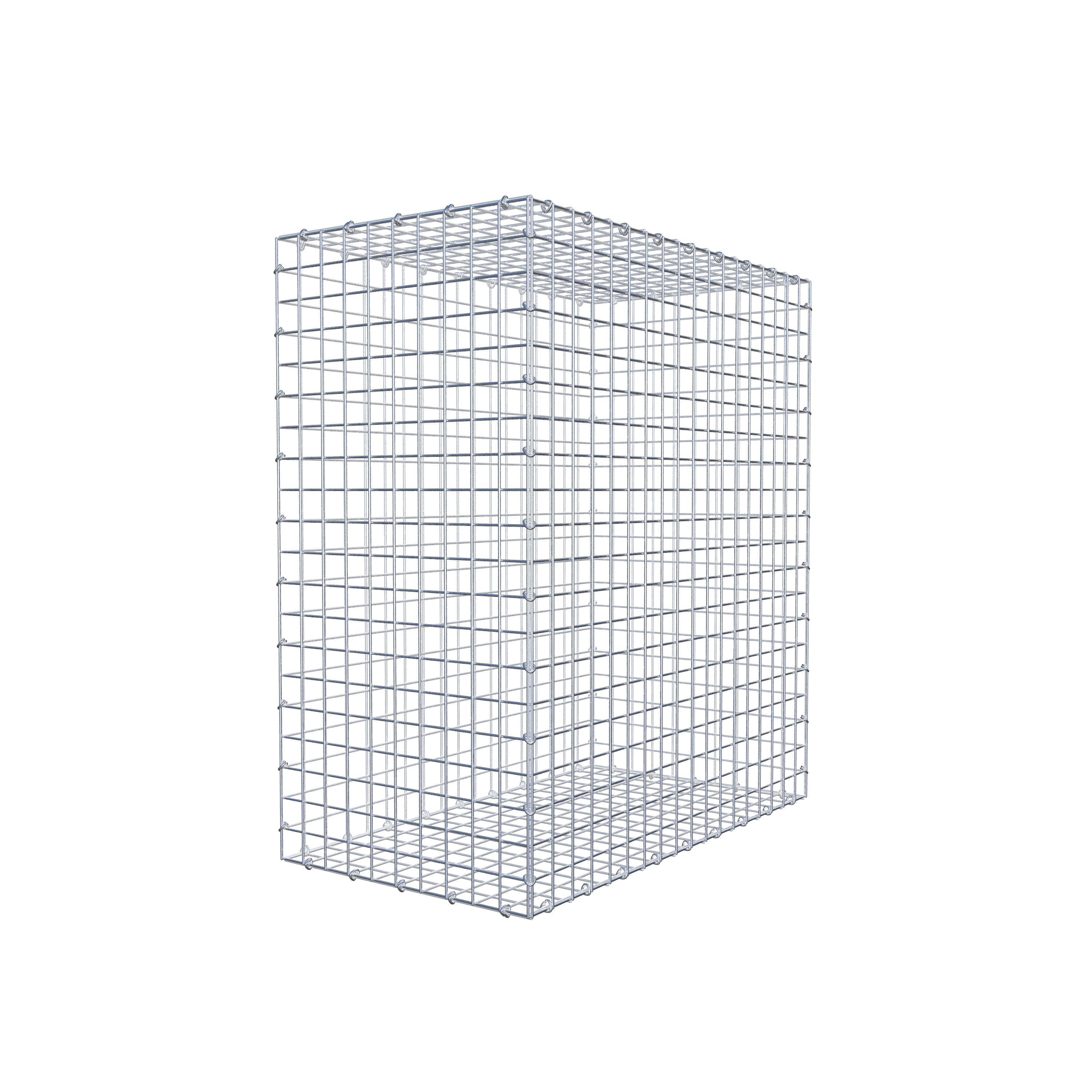 Gabion 100 cm x 90 cm x 50 cm (L x H x P), maille 5 cm x 5 cm, anneau en C