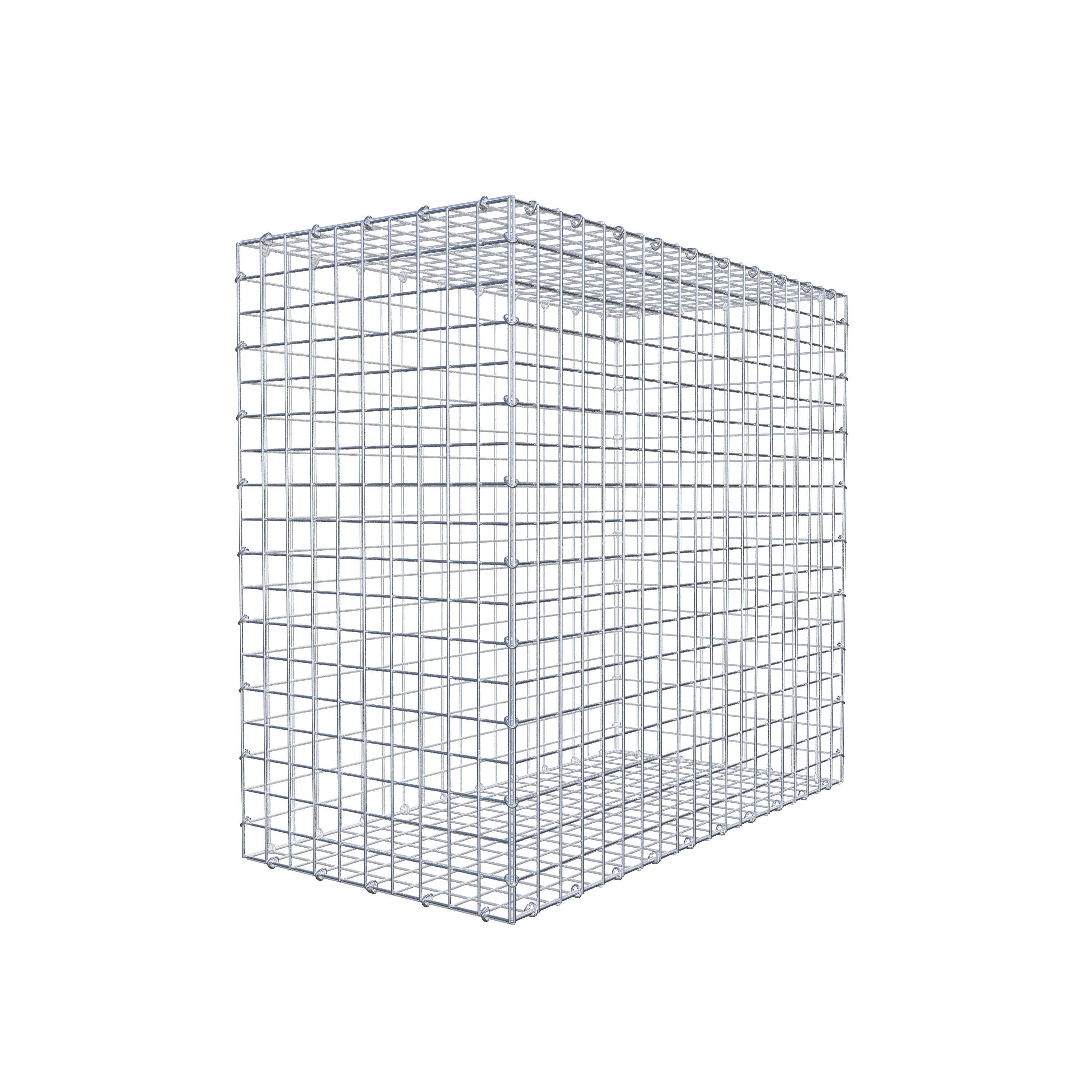 Gabion 100 cm x 90 cm x 50 cm (L x H x P), maille 5 cm x 5 cm, anneau en C