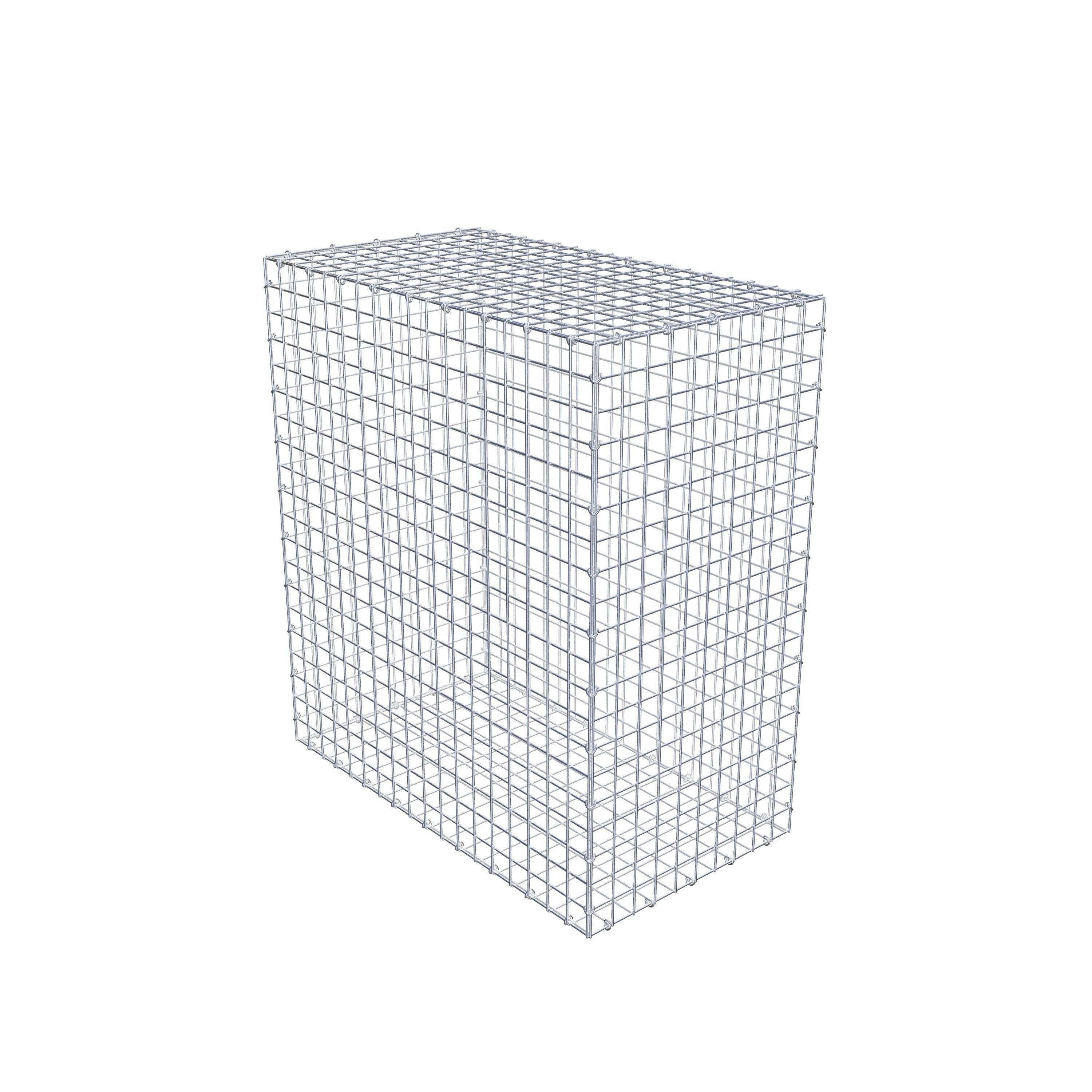 Gabion 100 cm x 90 cm x 50 cm (L x H x P), maille 5 cm x 5 cm, anneau en C