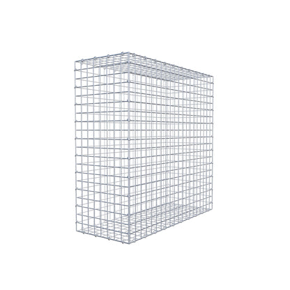 Gabion 100 cm x 100 cm x 40 cm (L x H x P), mailles 5 cm x 5 cm, anneau en C