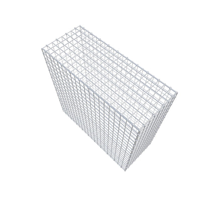 Gabion 100 cm x 100 cm x 40 cm (L x H x P), mailles 5 cm x 5 cm, anneau en C