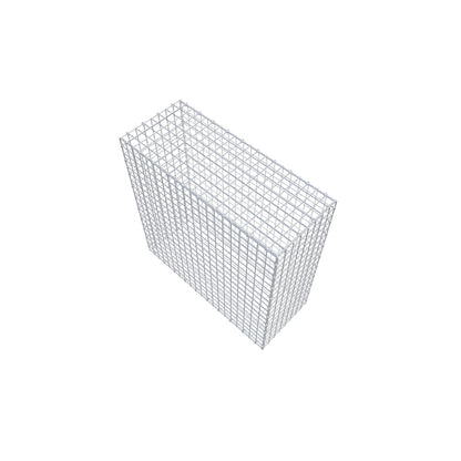 Gabion 100 cm x 100 cm x 40 cm (L x H x P), mailles 5 cm x 5 cm, anneau en C