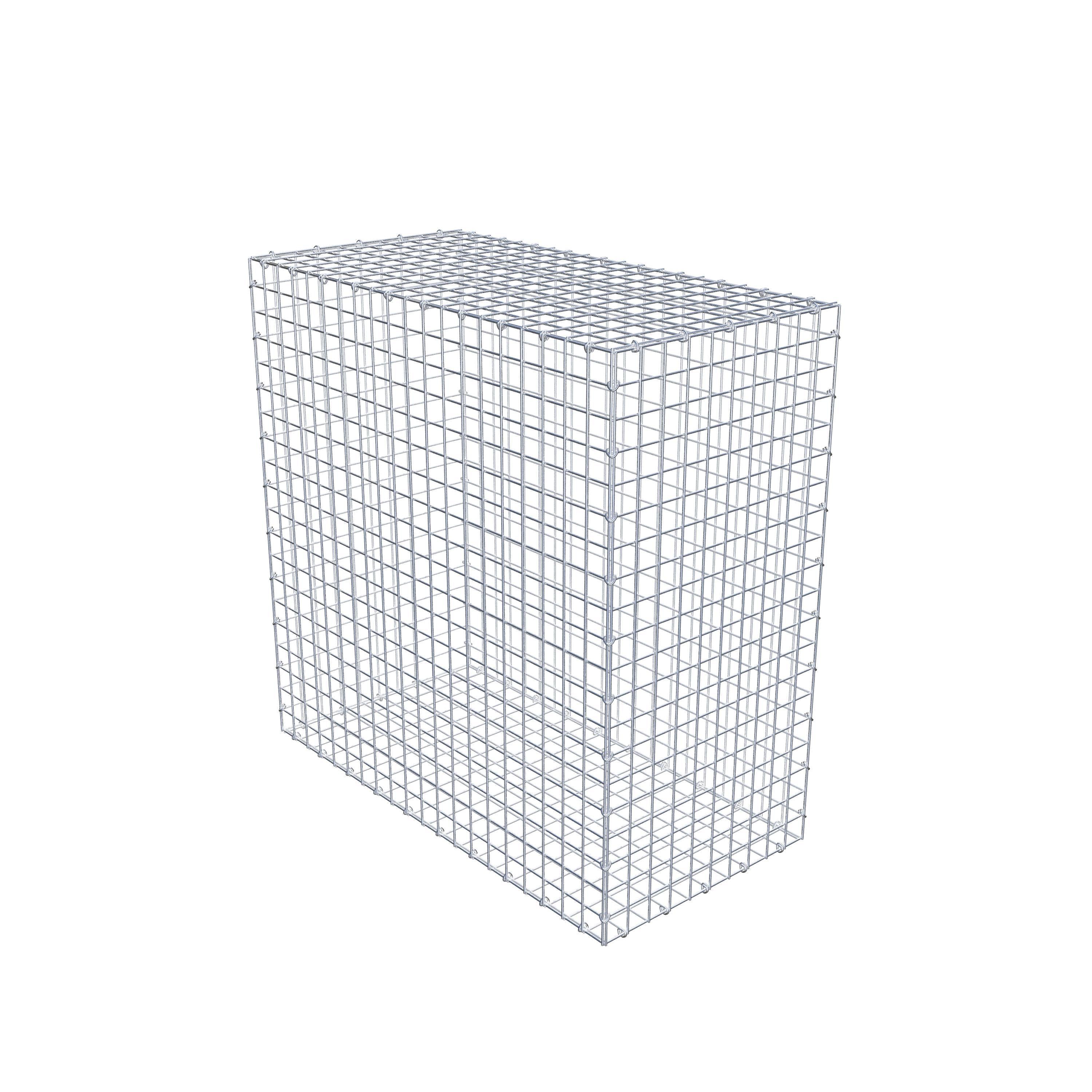 Gabion 100 cm x 100 cm x 50 cm (L x H x P), maillage 5 cm x 5 cm, anneau en C