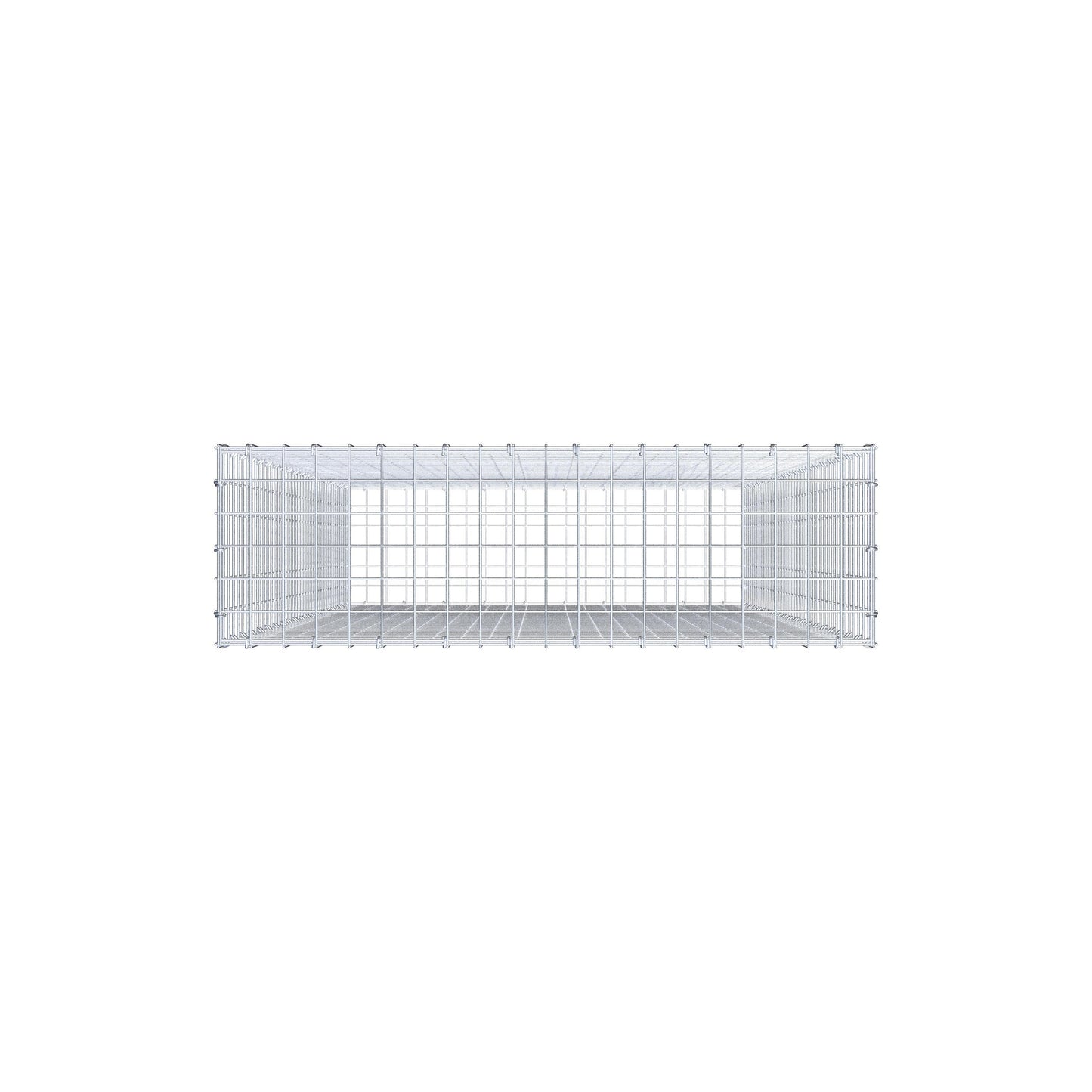 Gabion 200 cm x 100 cm x 30 cm (L x H x D), maskstorlek 5 cm x 5 cm, C-ring