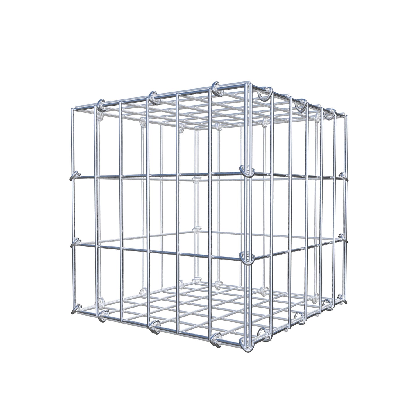 Gabion 30 cm x 30 cm x 30 cm (L x H x D), mesh size 5 cm x 10 cm, C-ring