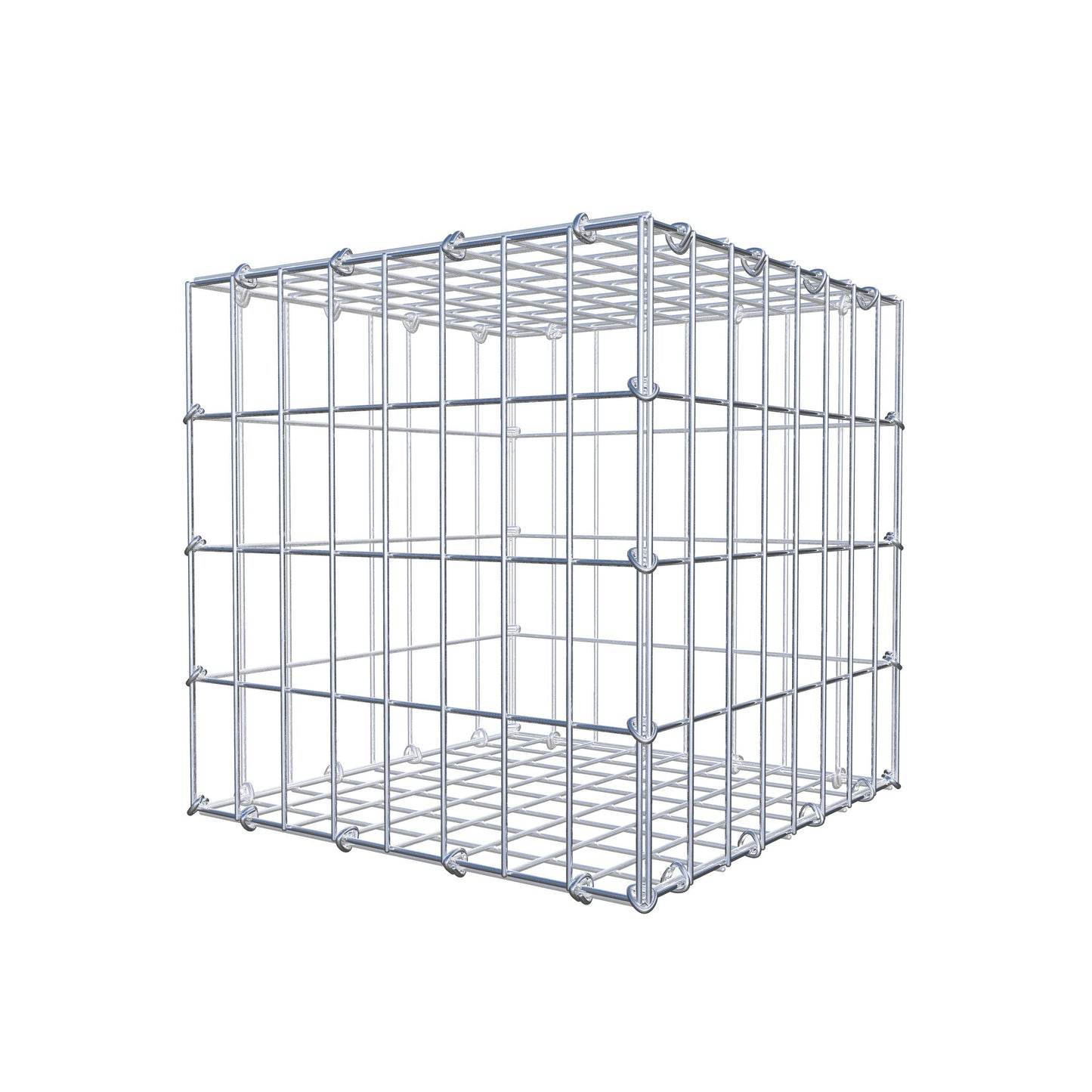 Gabion 40 cm x 40 cm x 40 cm (L x H x D), mesh size 5 cm x 10 cm, C-ring