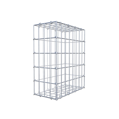 Gabion 50 cm x 40 cm x 20 cm (L x H x P), mailles 5 cm x 10 cm, anneau en C