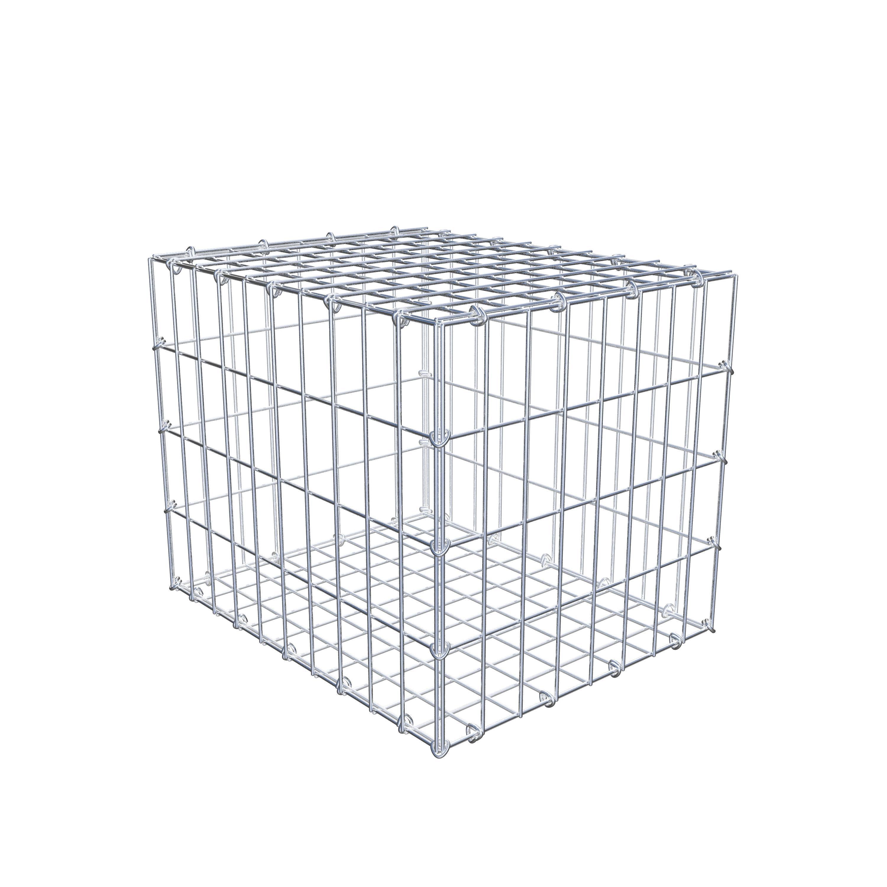 Gabion 50 cm x 40 cm x 40 cm (L x H x P), maillage 5 cm x 10 cm, anneau en C