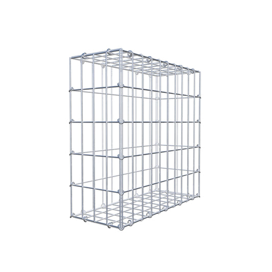 Gabion 50 cm x 50 cm x 20 cm (L x H x D), maskstorlek 5 cm x 10 cm, C-ring