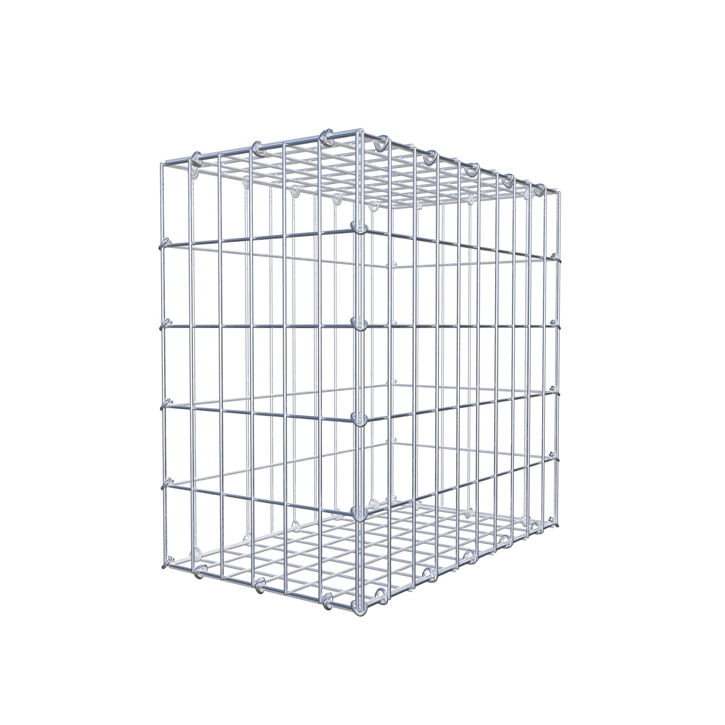 Gabion 50 cm x 50 cm x 30 cm (L x H x P), maille 5 cm x 10 cm, anneau en C