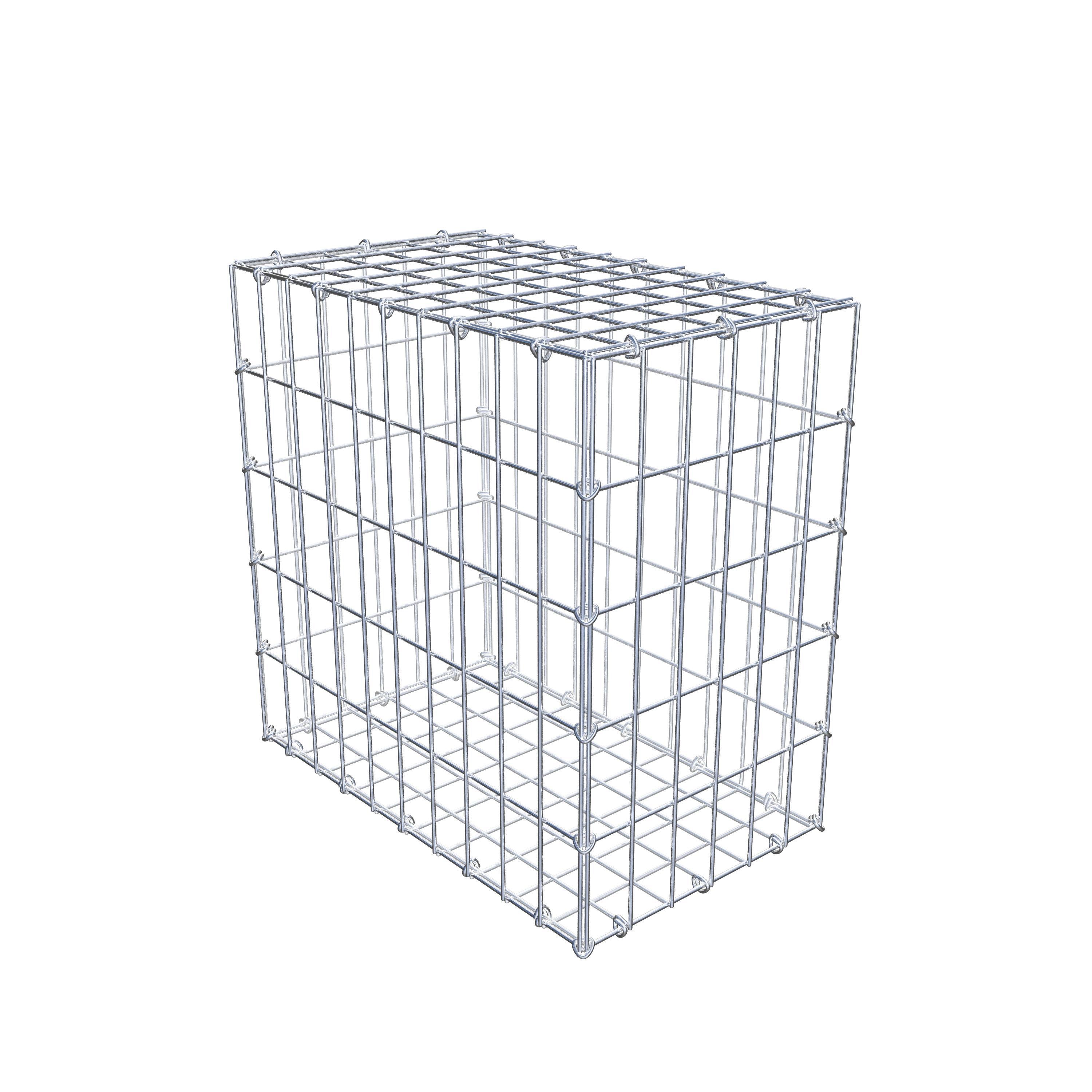 Gabion 50 cm x 50 cm x 30 cm (L x H x P), maille 5 cm x 10 cm, anneau en C