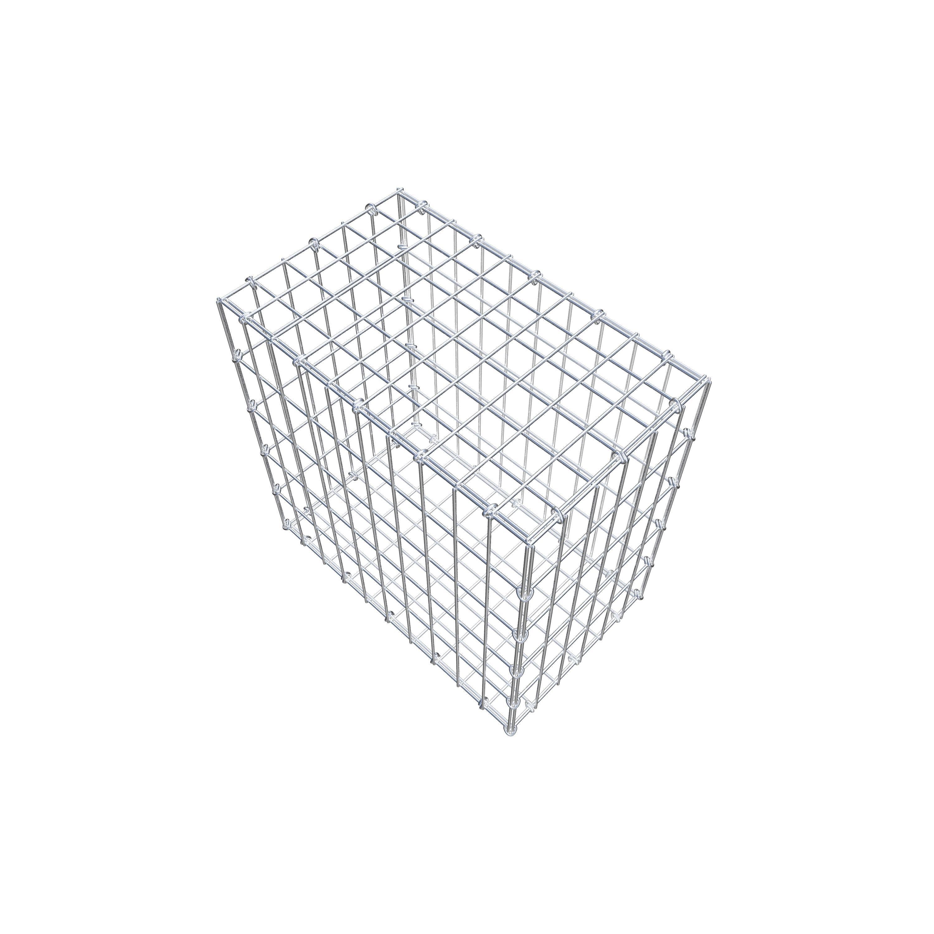 Gabion 50 cm x 50 cm x 30 cm (L x H x P), maille 5 cm x 10 cm, anneau en C