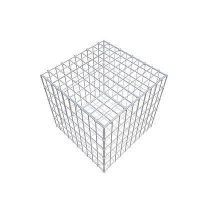 Gabion 50 cm x 50 cm x 50 cm (L x H x D), maskstorlek 5 cm x 10 cm, C-ring