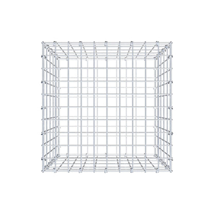 Gabion 50 cm x 50 cm x 50 cm (L x H x D), maskstorlek 5 cm x 10 cm, C-ring