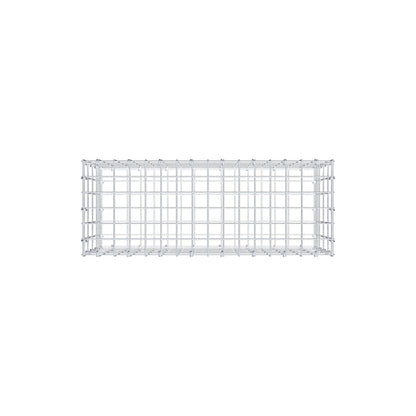 Gabione 80 cm x 40 cm x 30 cm (L x H x T), Maschenweite 5 cm x 10 cm, C-Ring